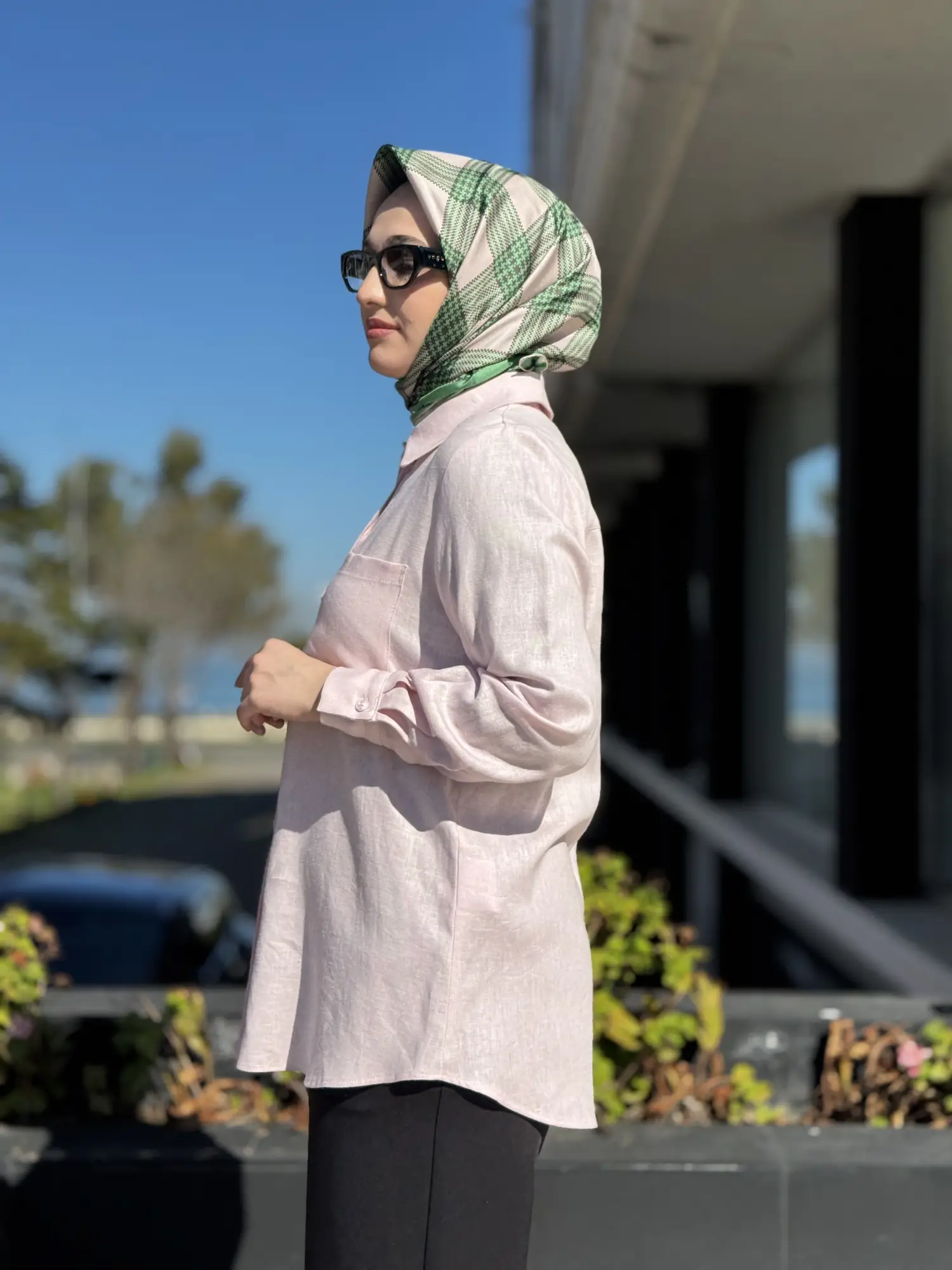 Kayra Basic Keten Gömlek