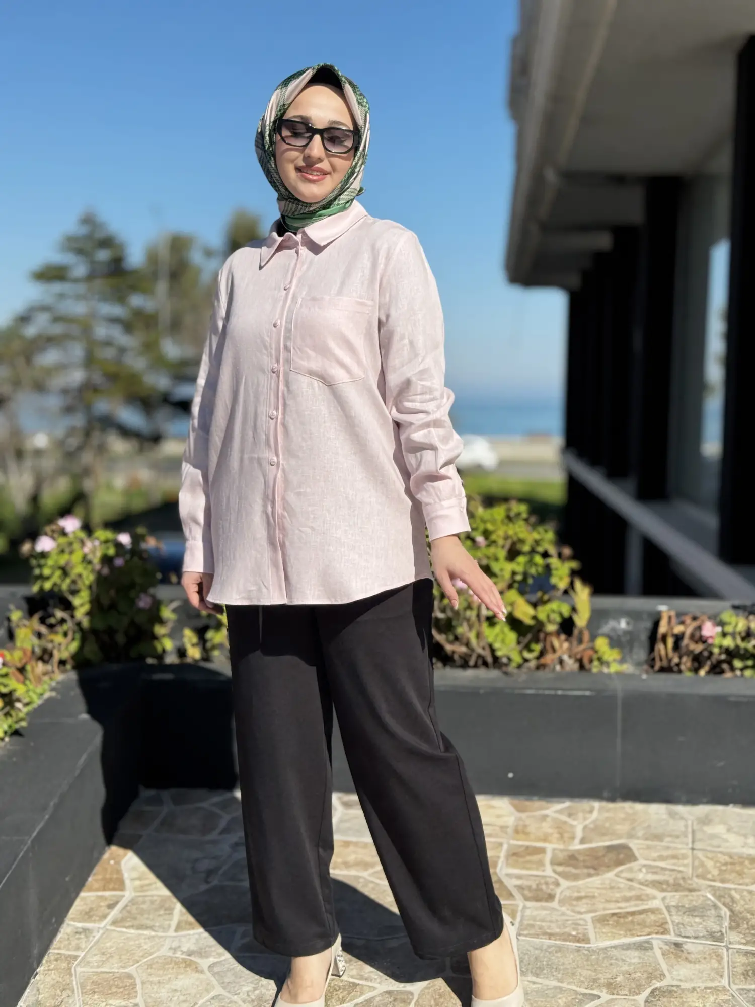 Kayra Basic Keten Gömlek