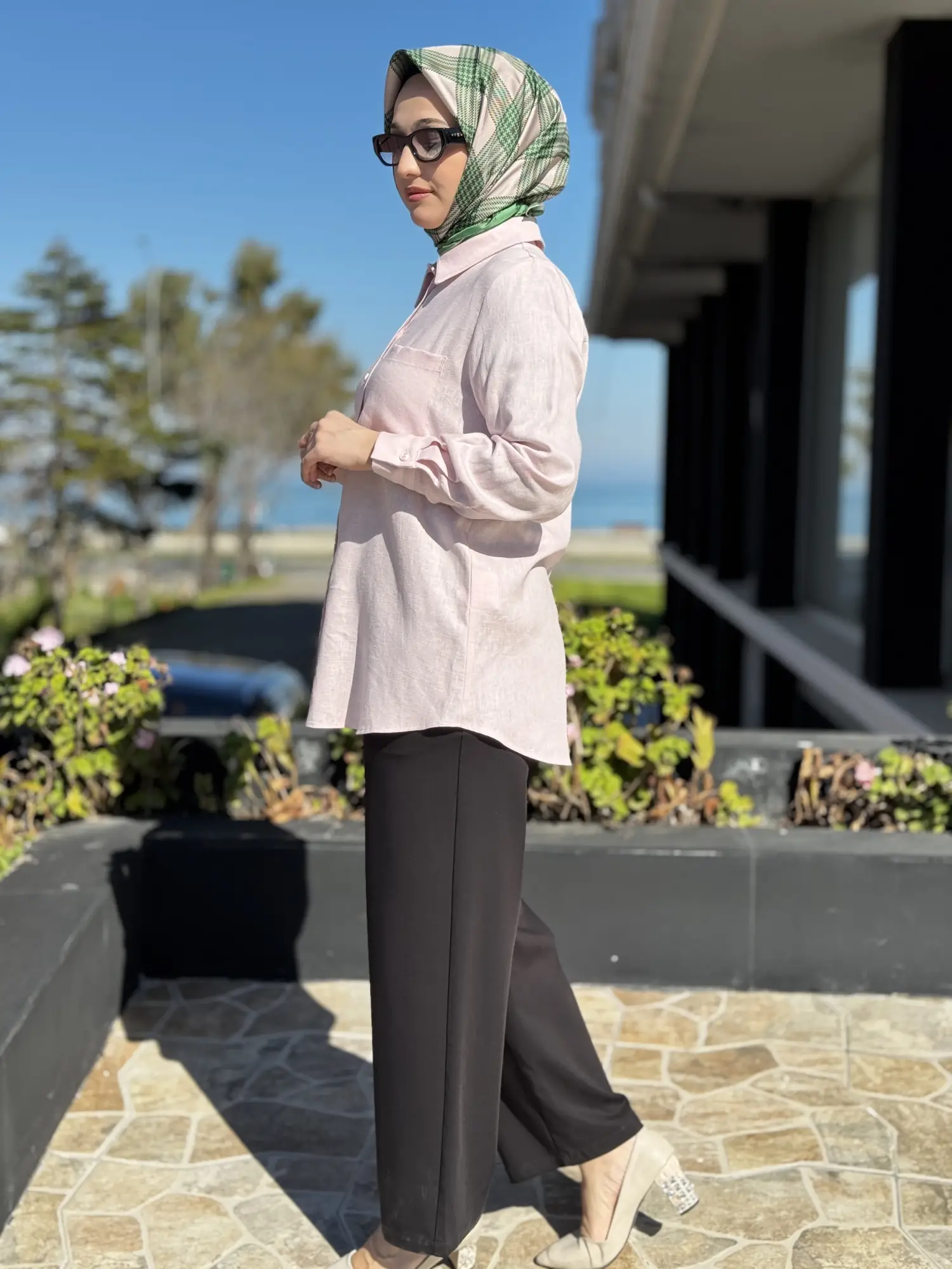 Kayra Basic Keten Gömlek