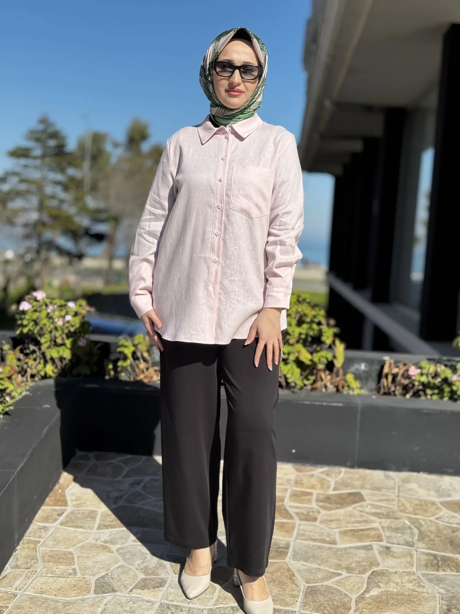 Kayra Basic Keten Gömlek