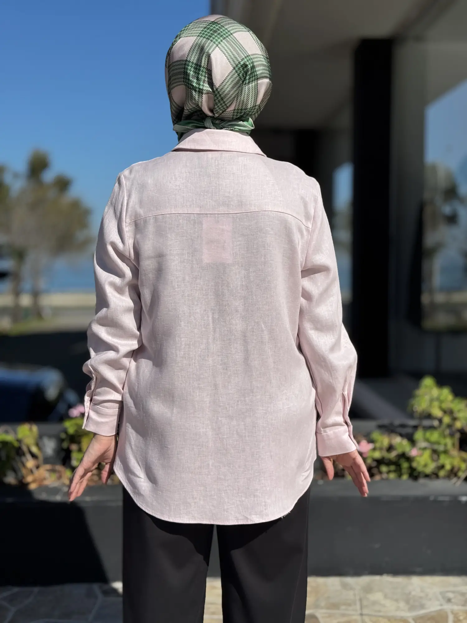 Kayra Basic Keten Gömlek