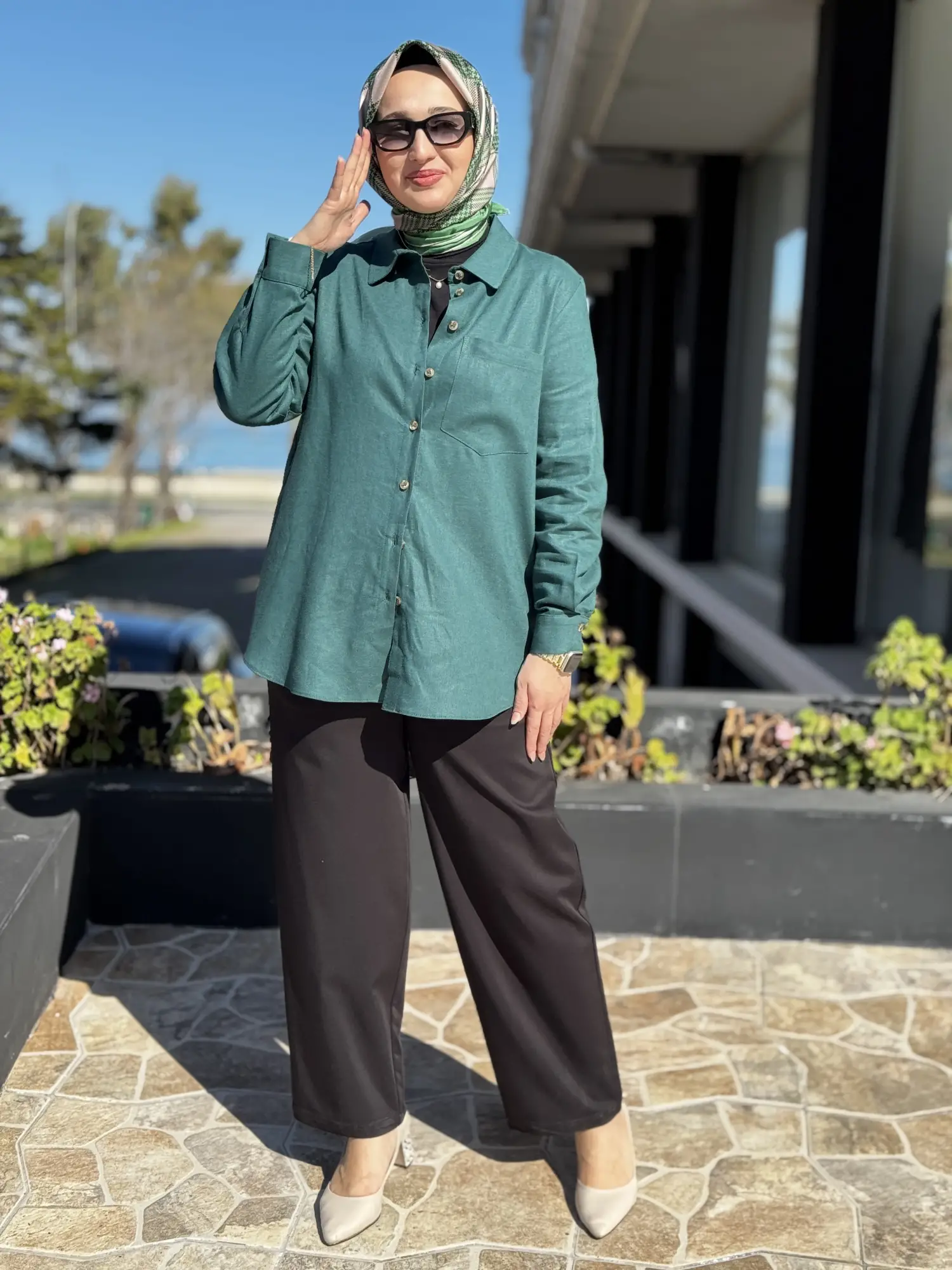 Kayra Basic Keten Gömlek