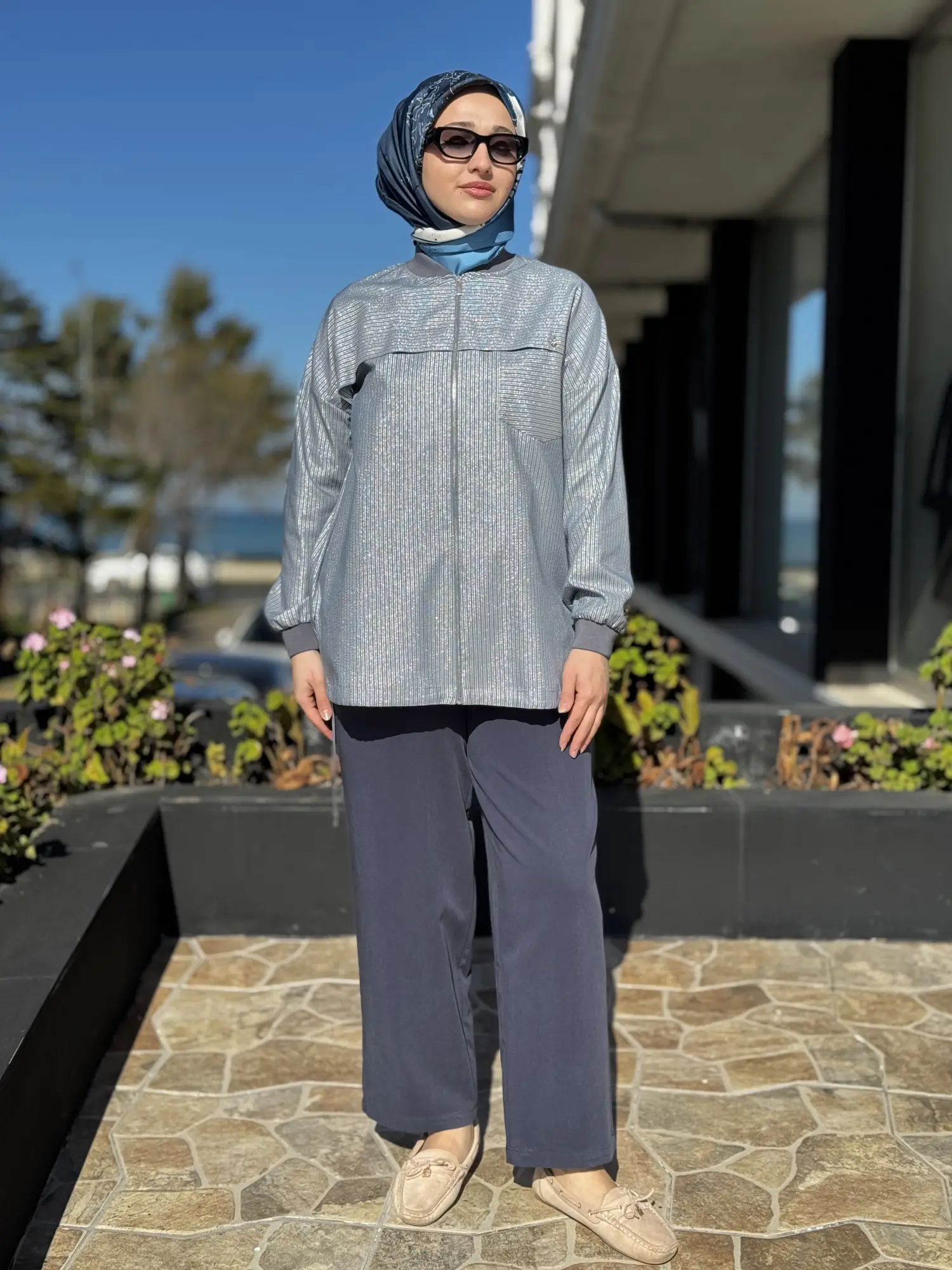 Kayra Beli Lastikli ve Bağcık Detaylı Cepli Rahat Pantolon