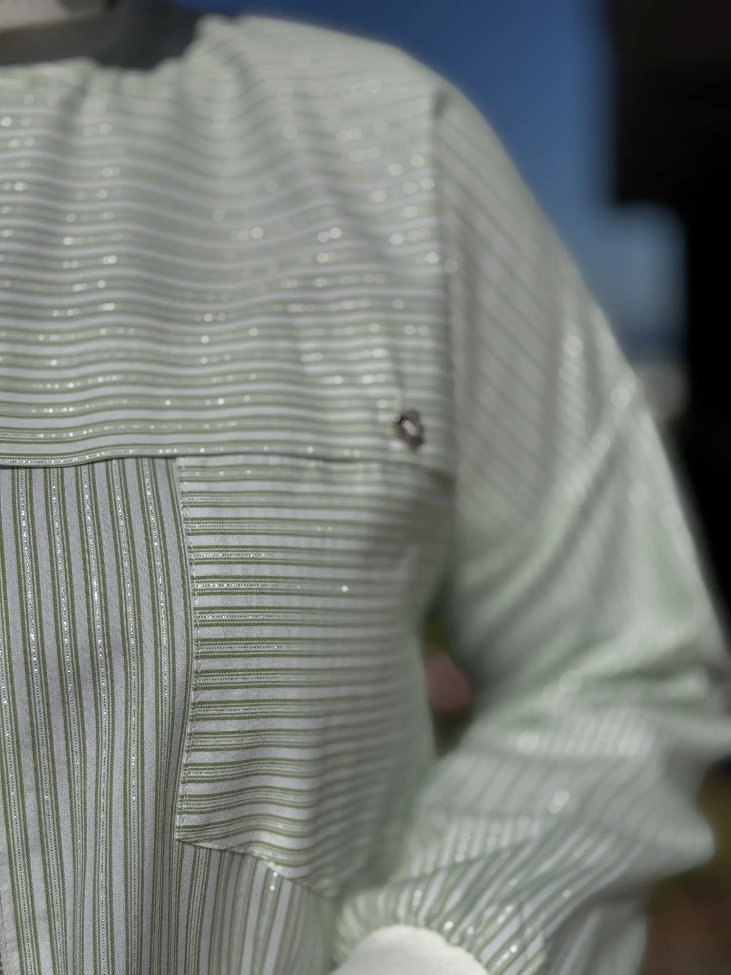 Kayra Sim Ve Çizgi Detaylı Fermuarlı Ceket