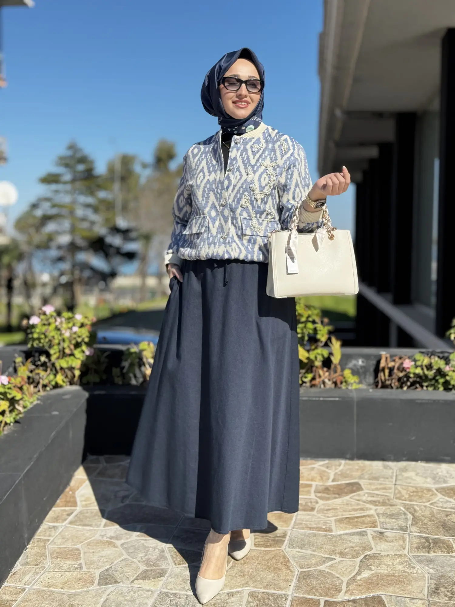 Kayra Beli Lastikli Cepli Tensel Etek