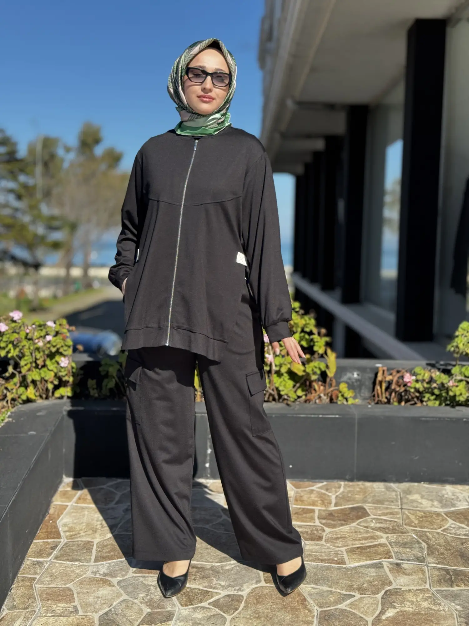 Kayra Kargo Cepli Beli lastikli Rahat Pantolon