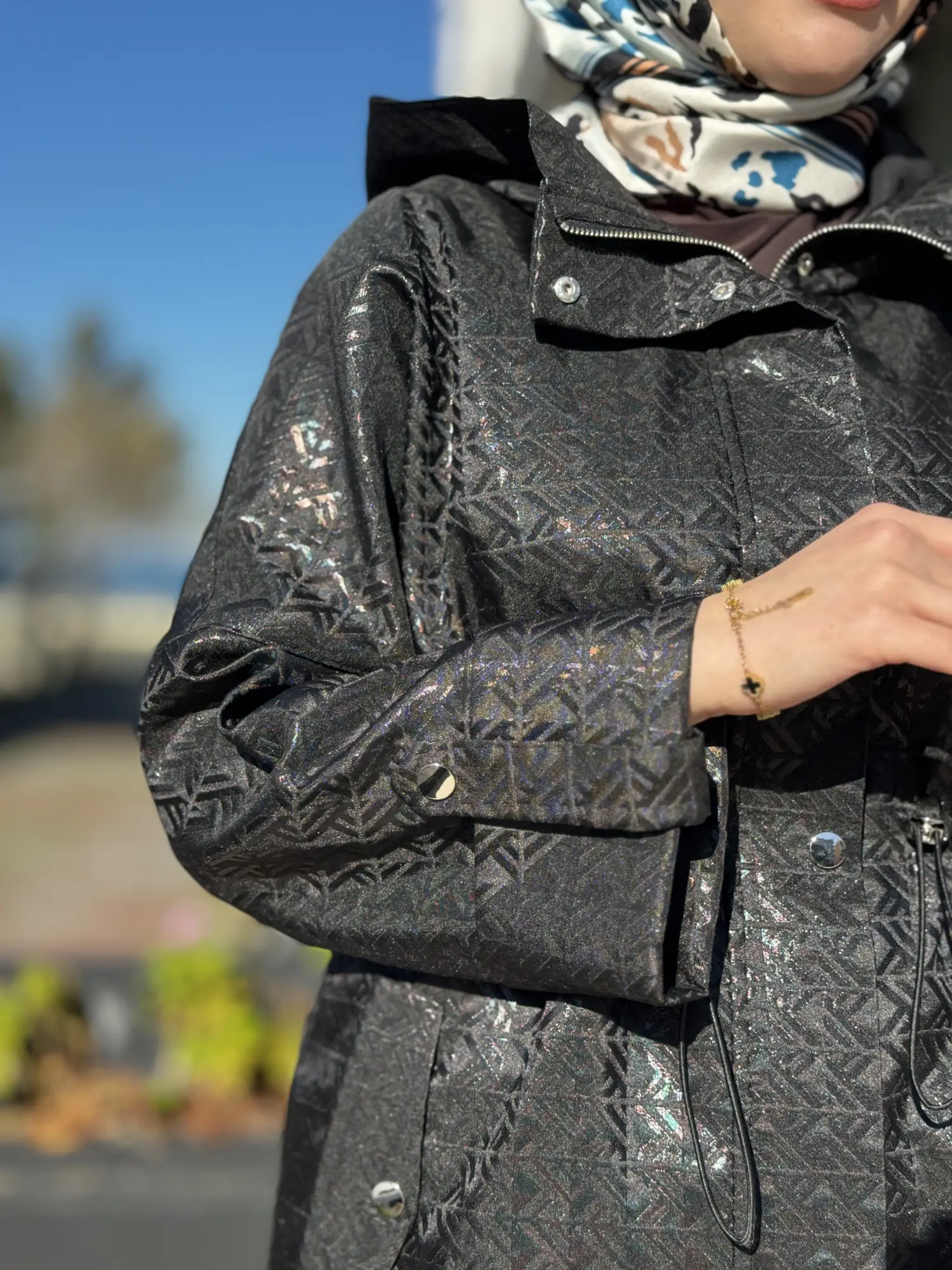 Kayra Jakarlı Kapüşonlu Kap KA24001