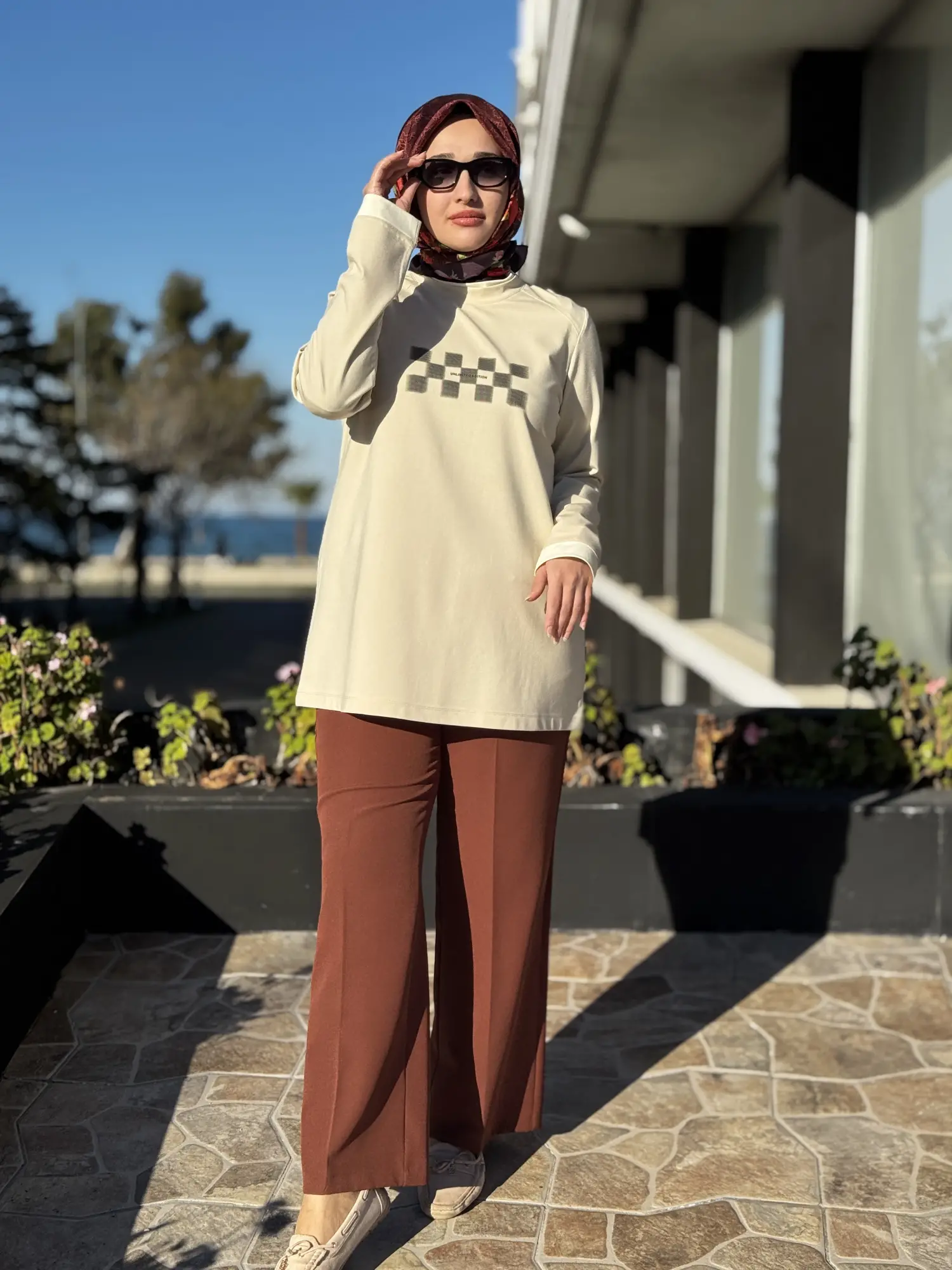 Kayra Kontrast Detaylı Pamuklı SweatShirt KA31011