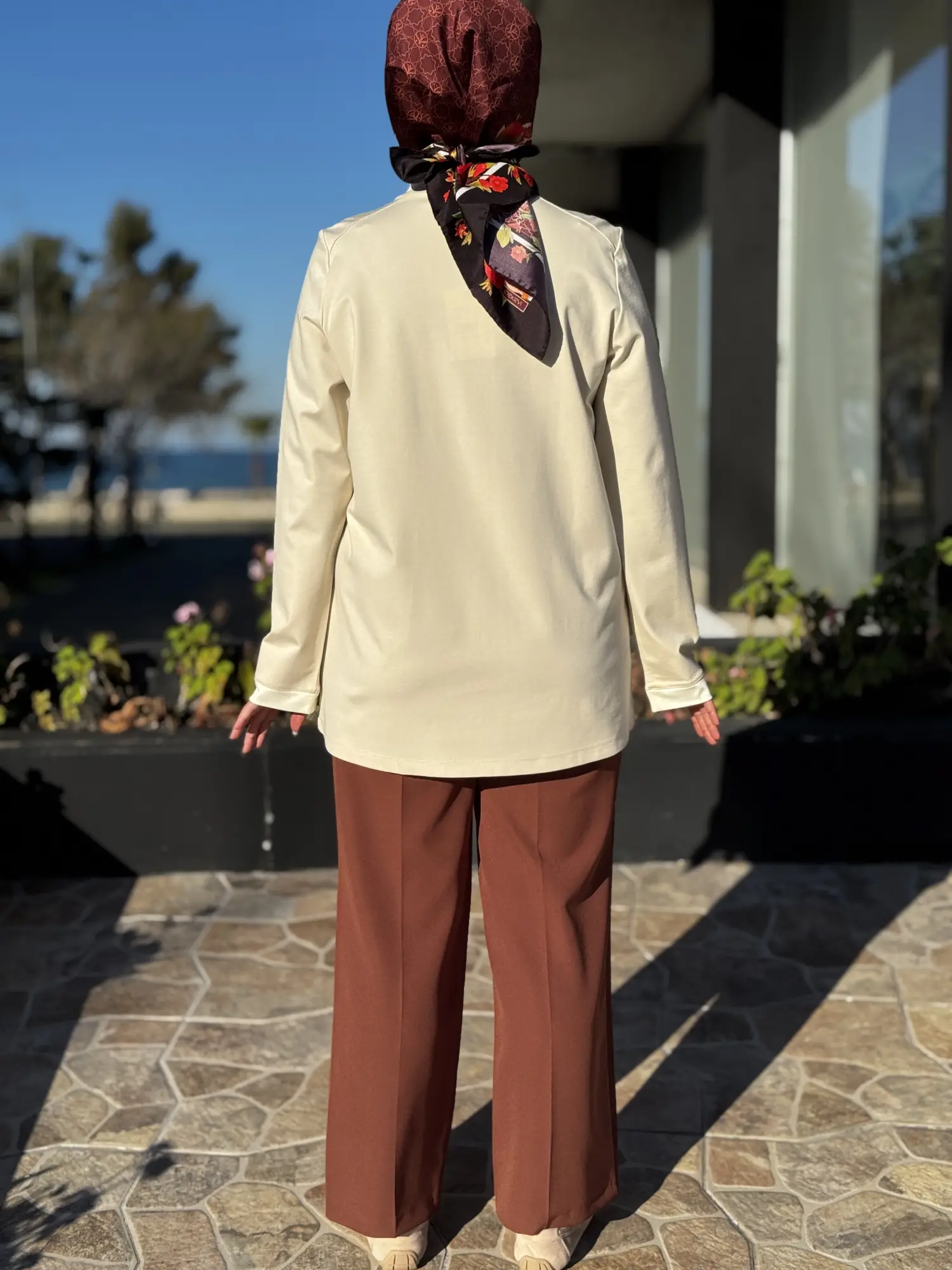 Kayra Kontrast Detaylı Pamuklı SweatShirt KA31011