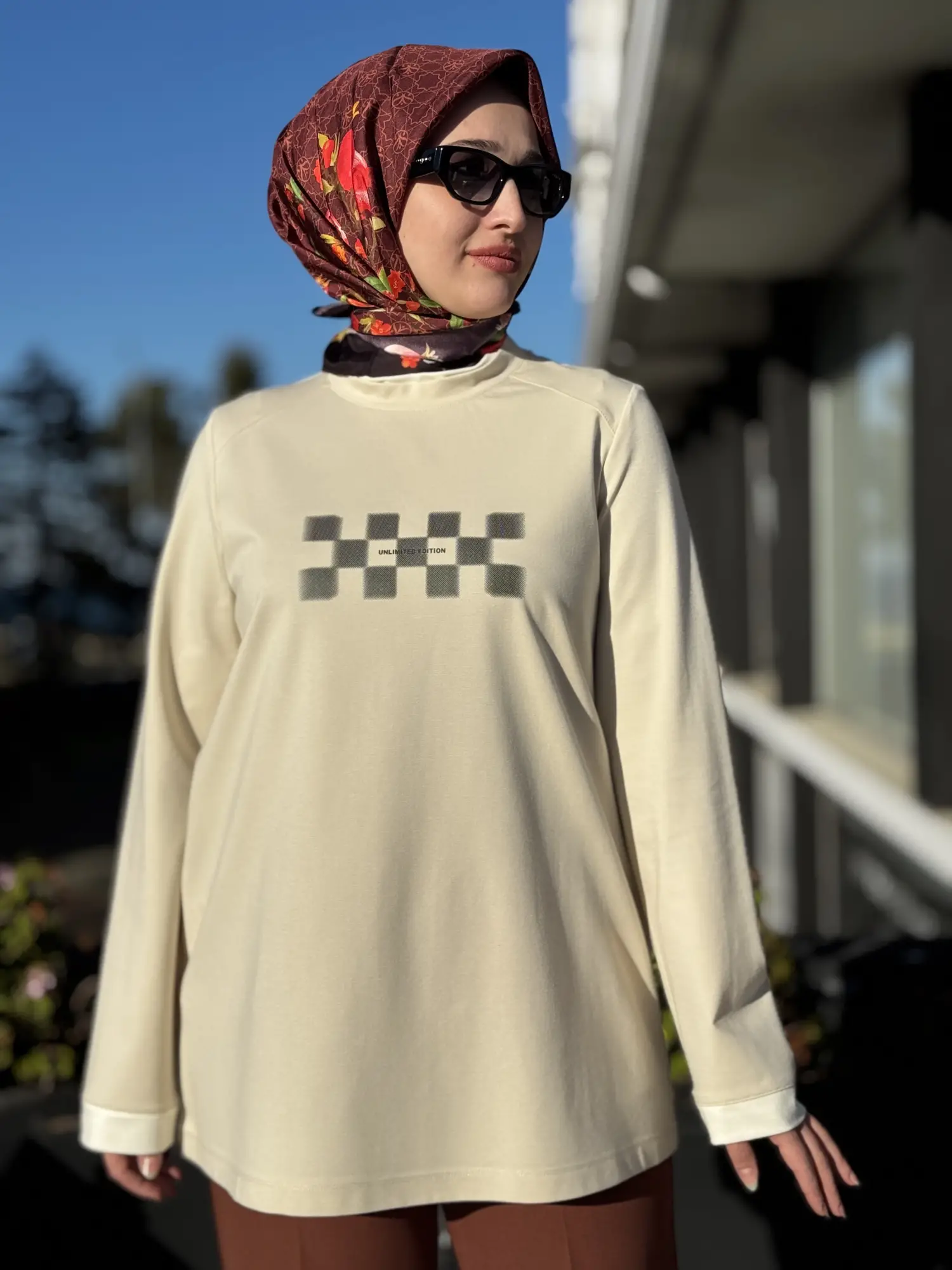 Kayra Kontrast Detaylı Pamuklı SweatShirt KA31011