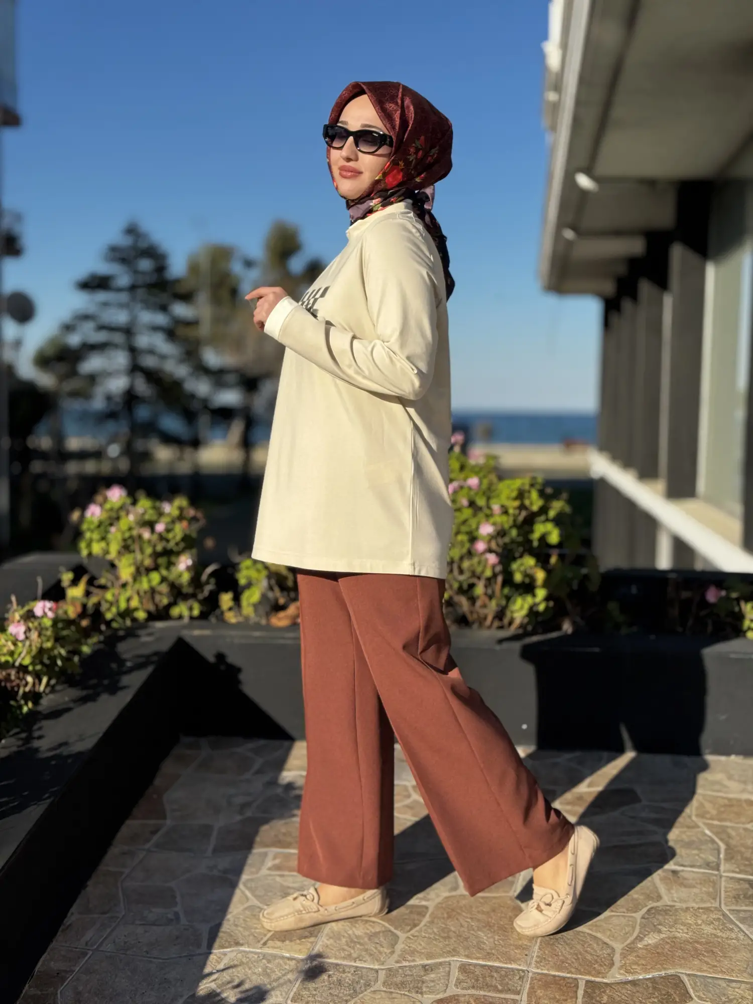 Kayra Kontrast Detaylı Pamuklı SweatShirt KA31011