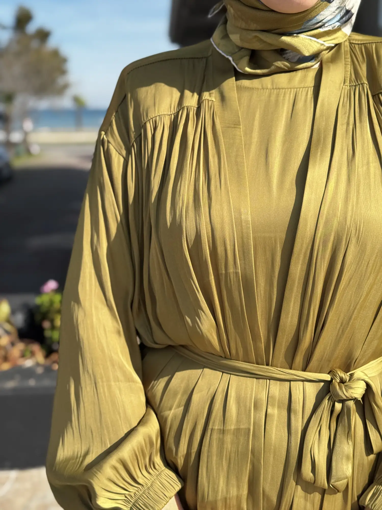 Almarwah Kraşlı Kolsuz Elbise Ceket Takım 202972