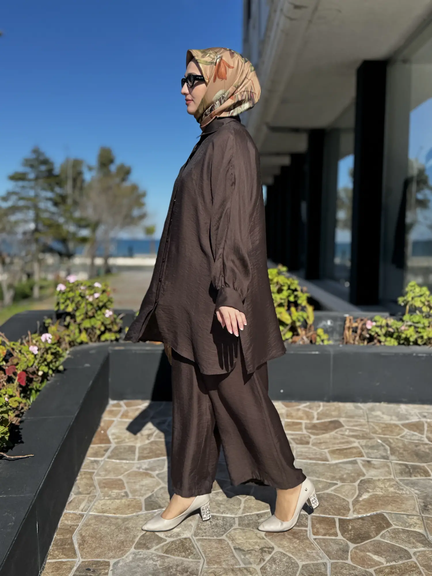 Almarwah Tencel Gömlek Pantolon Takım