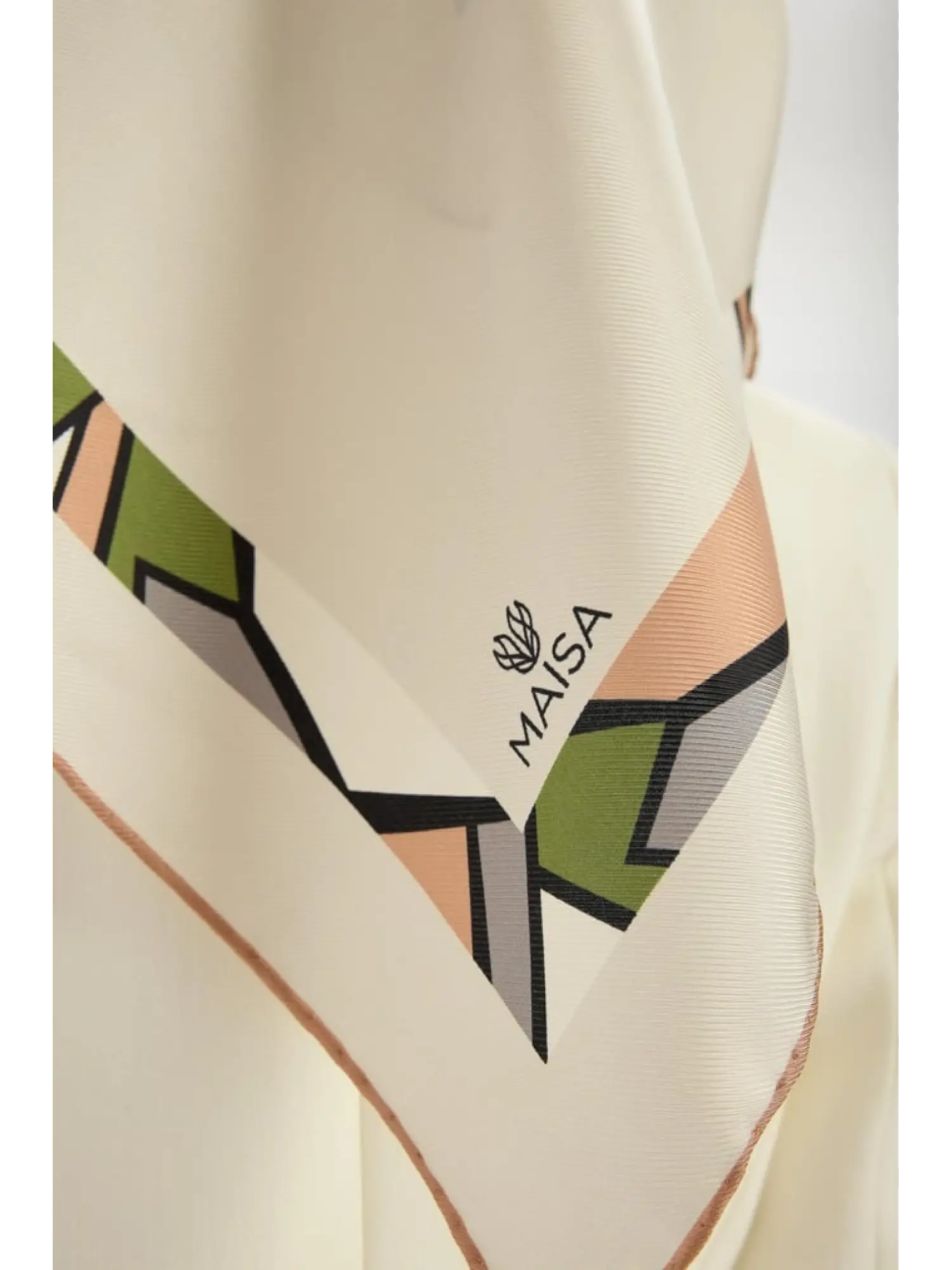 TURUNCU Maisa Aden 90X90 Melburry İpek Eşarp