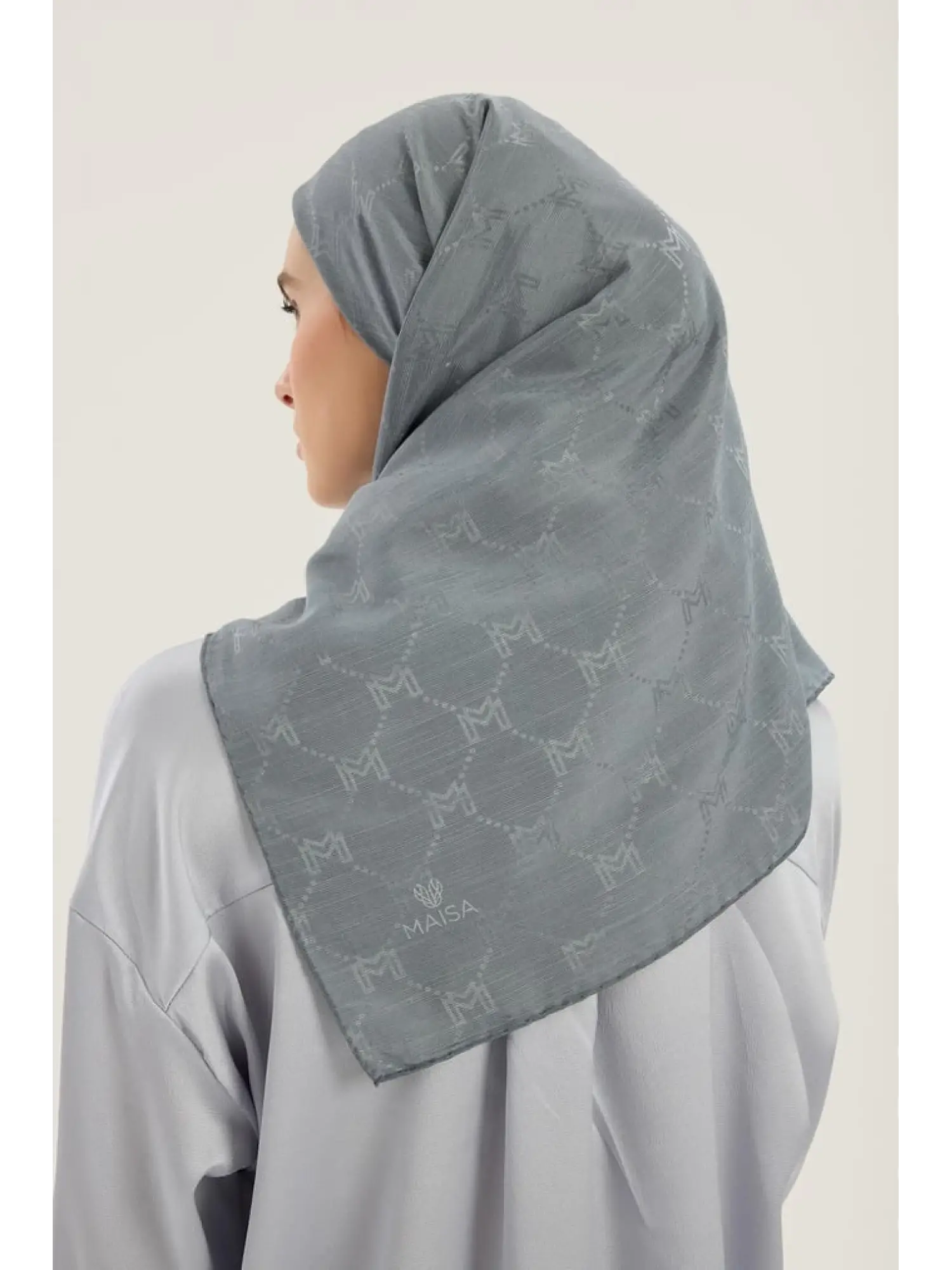 TAŞ Maisa Neda 90X90 Jakarlı Pamuk İpek Eşarp