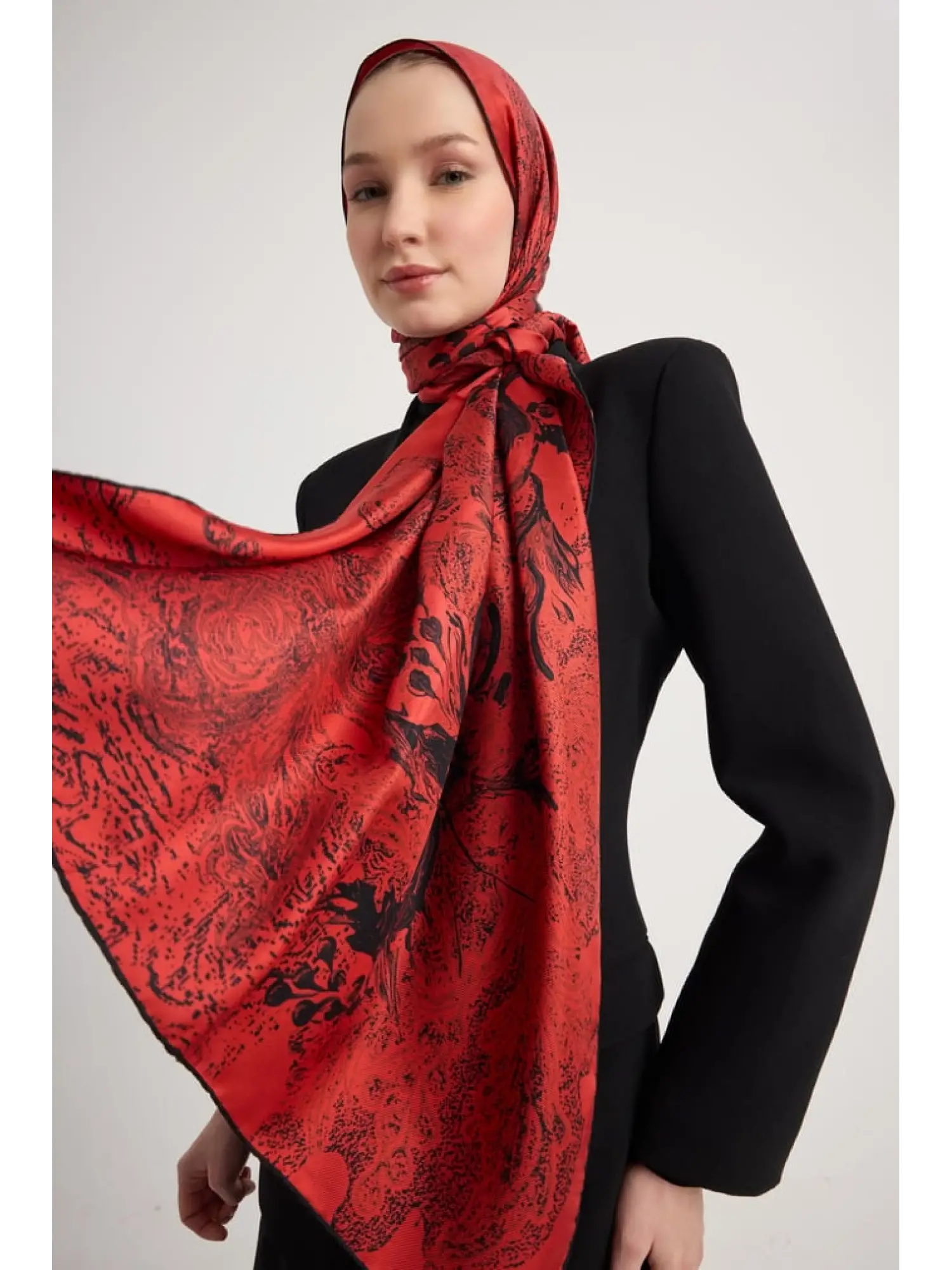 TABA Maisa Narden 70x190 Mulberry İpek Şal