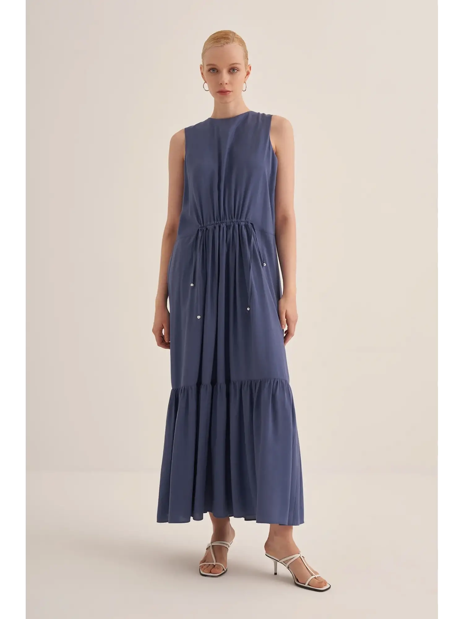 Clande Ceketli Modal 0 Kol Elbise Takım