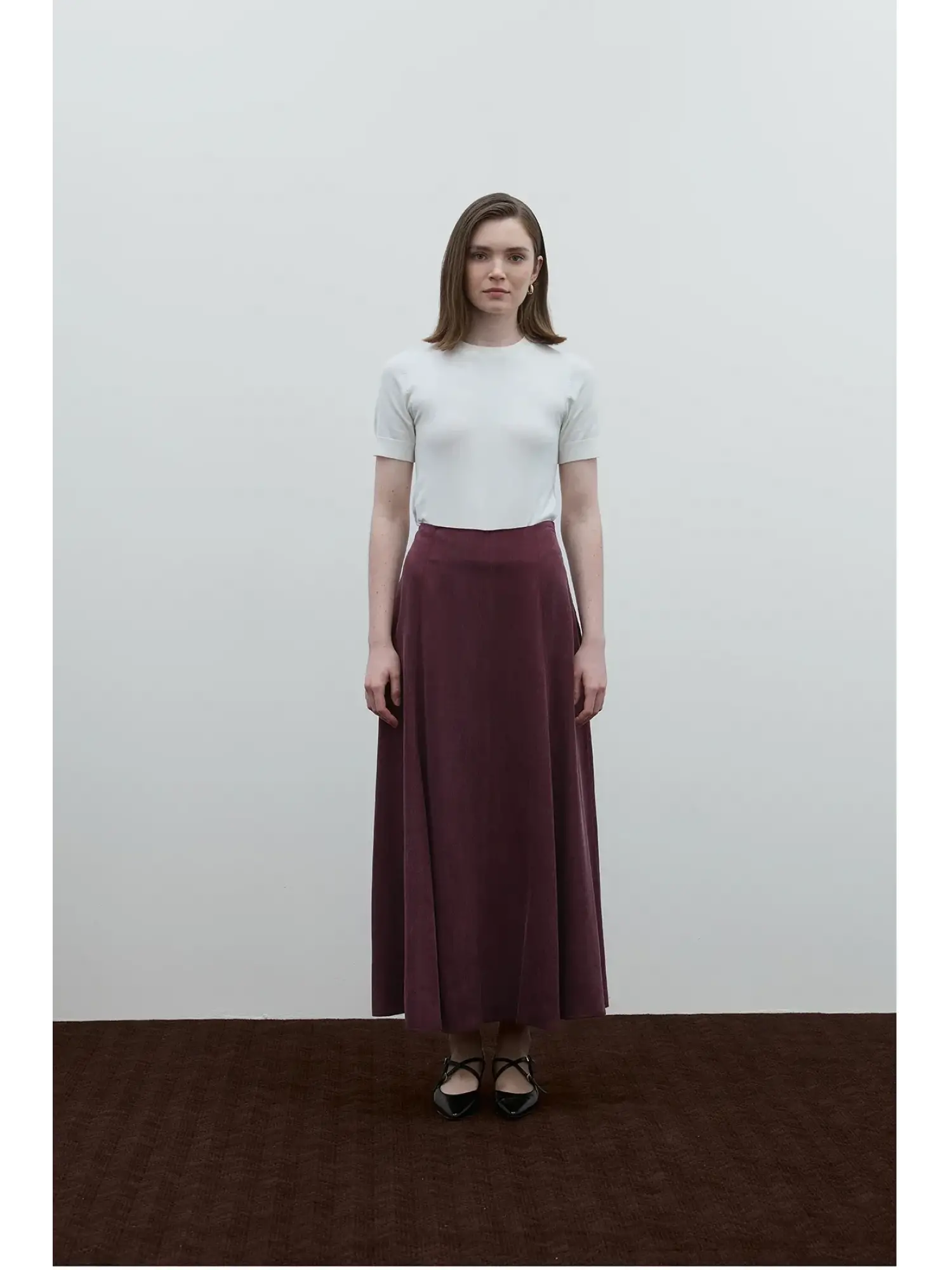 Clande Cupra İpek Etek