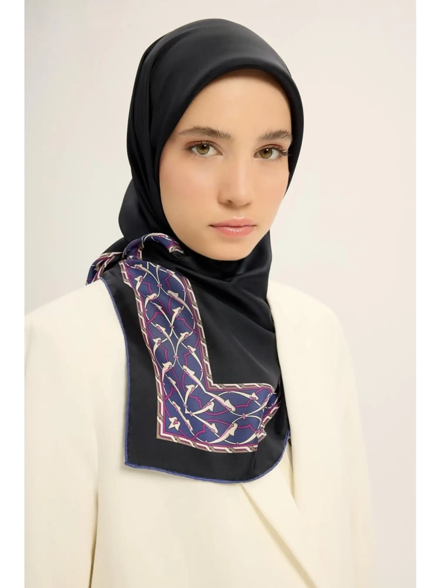 Maisa Ahenk 90X90 Twil İpek Eşarp