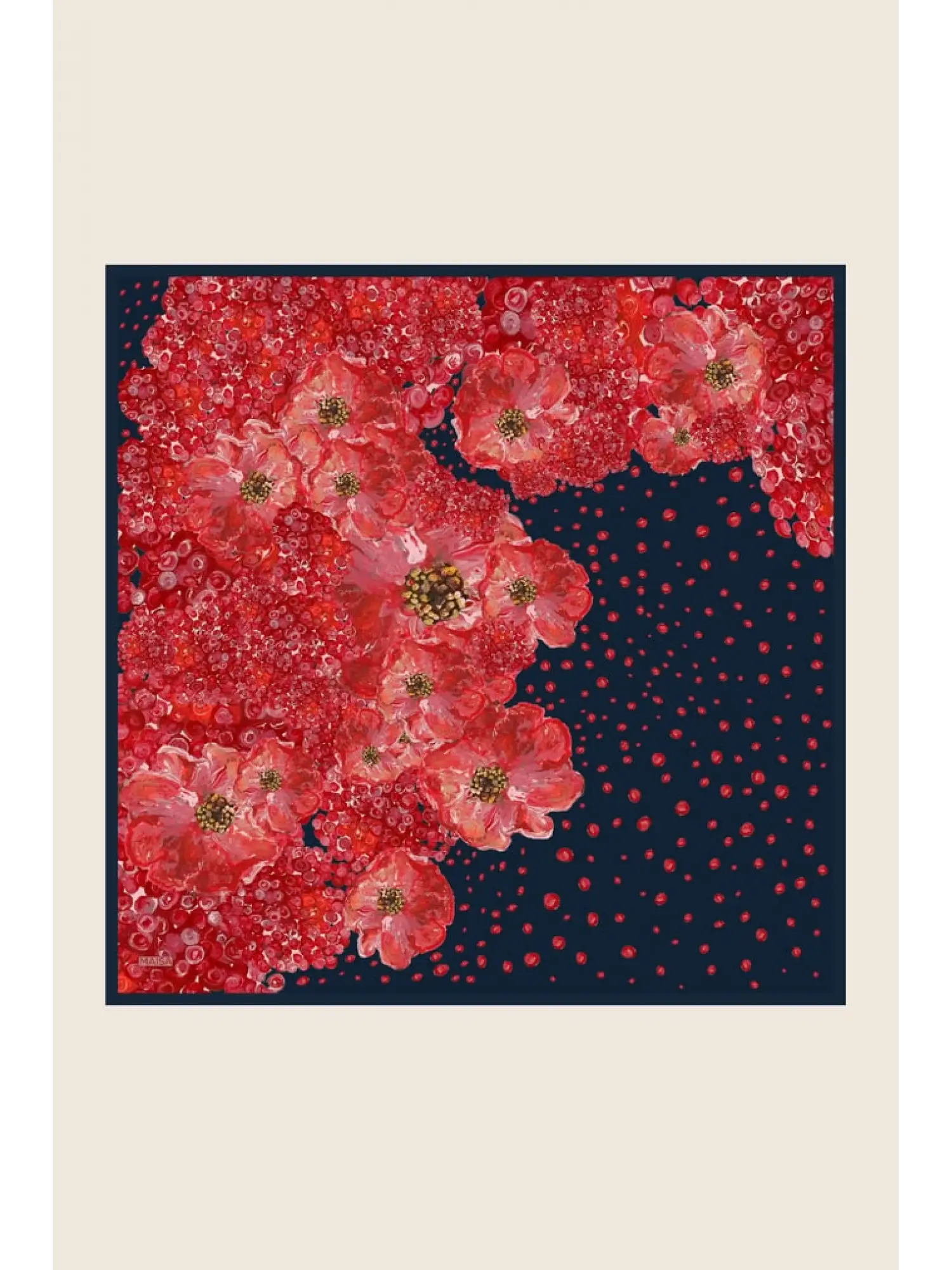 Maisa Narla 90X90 Twil İpek Eşarp