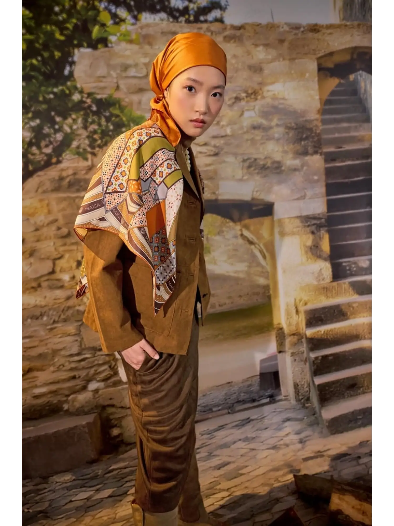 Maisa Özde 90X90 Mulberry İpek Eşarp