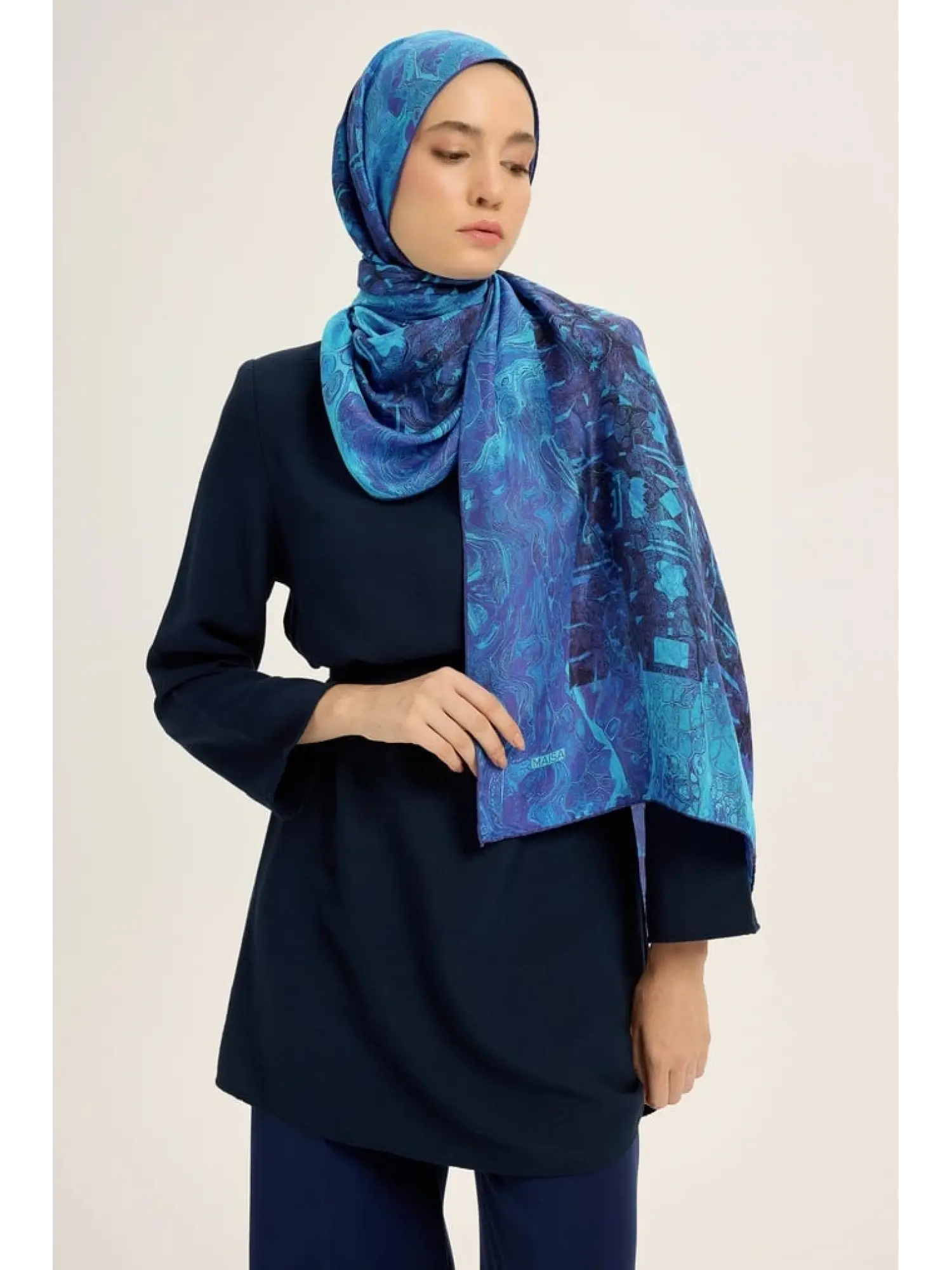 Maisa Merz 70x190 Pamuk İpek Şal