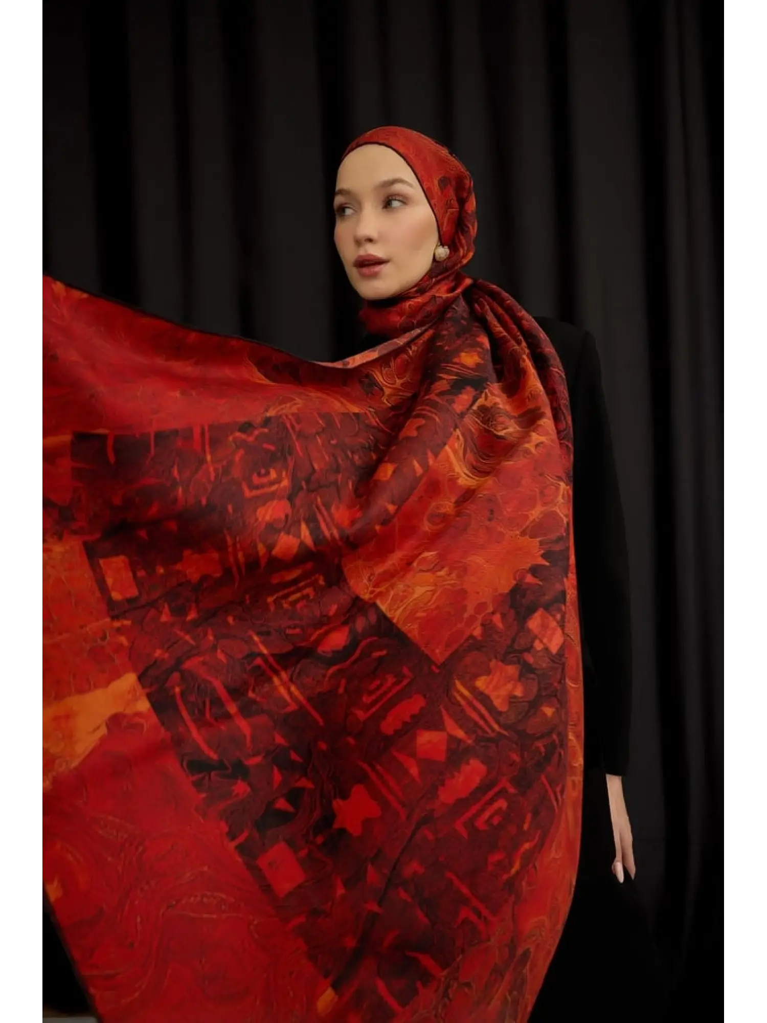 Maisa Merz 70x190 Pamuk İpek Şal