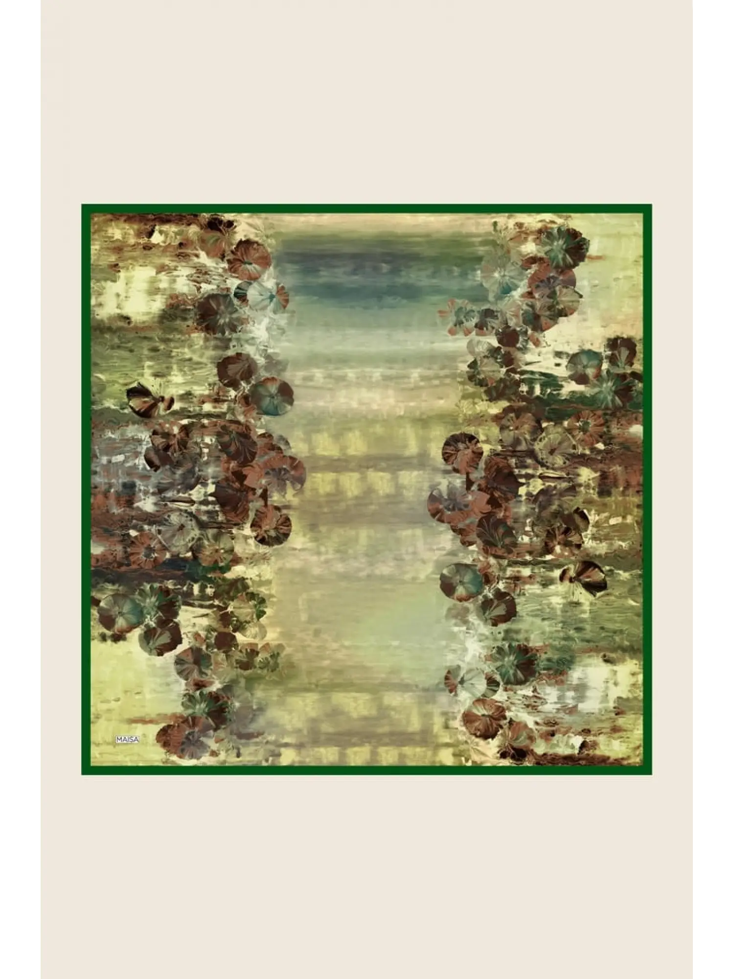 Maisa Yonca 90X90 Mulberry İpek Eşarp