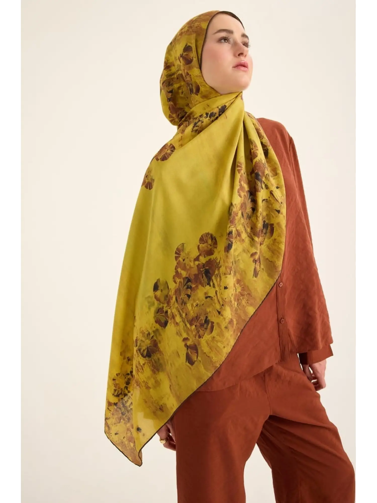 Maisa Yonca 70x190 Pamuk İpek Şal