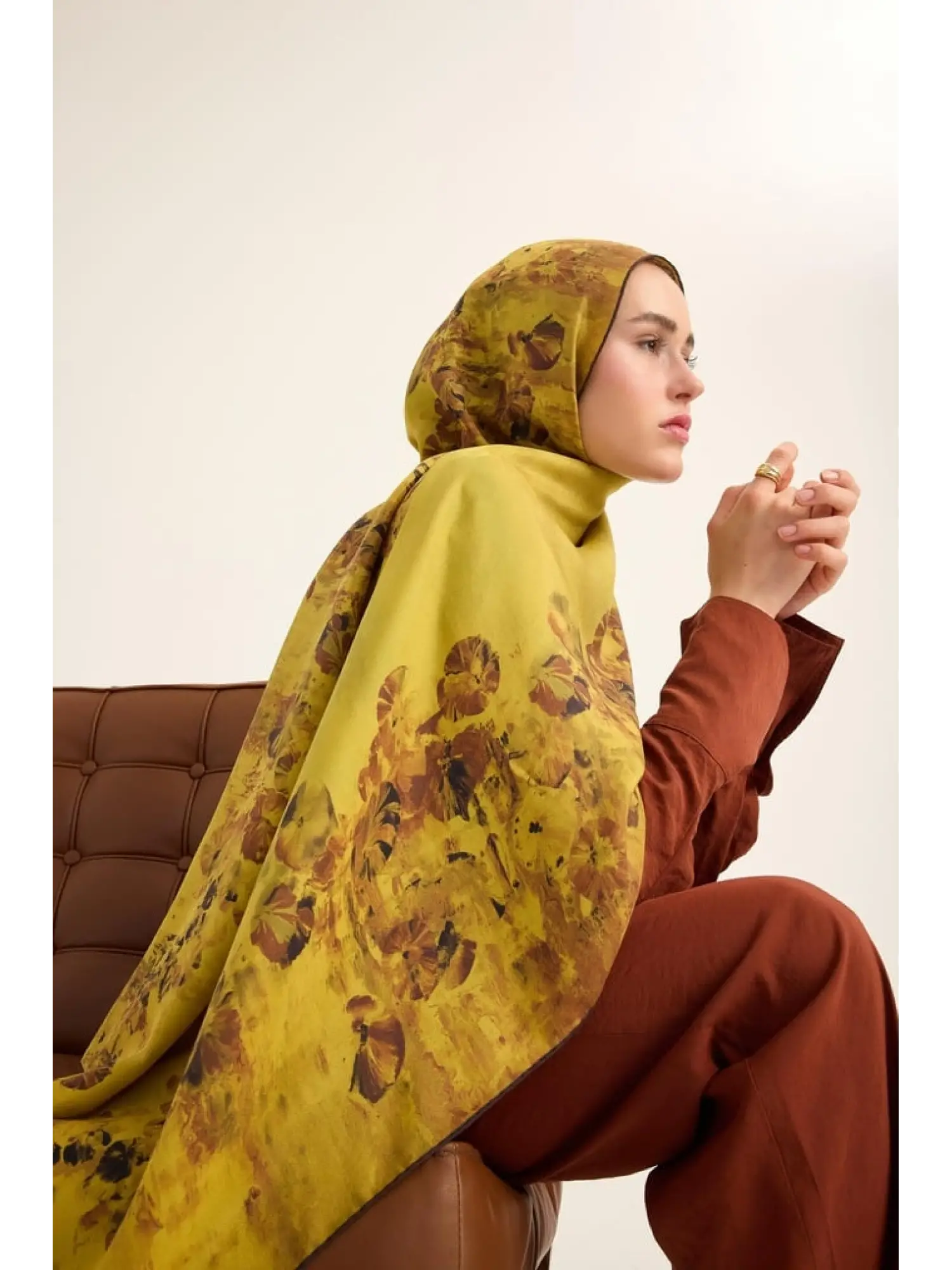 Maisa Yonca 70x190 Pamuk İpek Şal