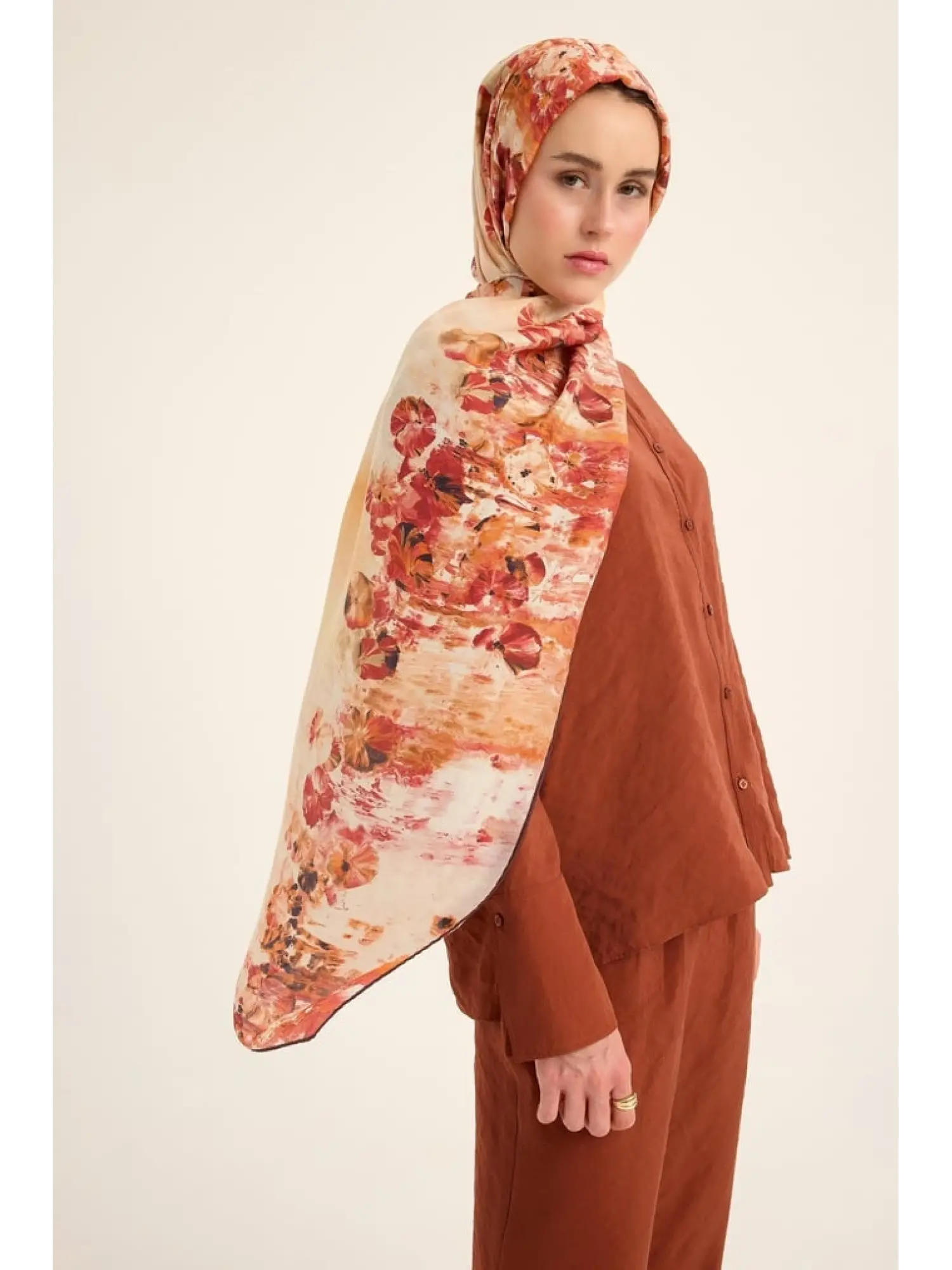 Maisa Yonca 70x190 Pamuk İpek Şal