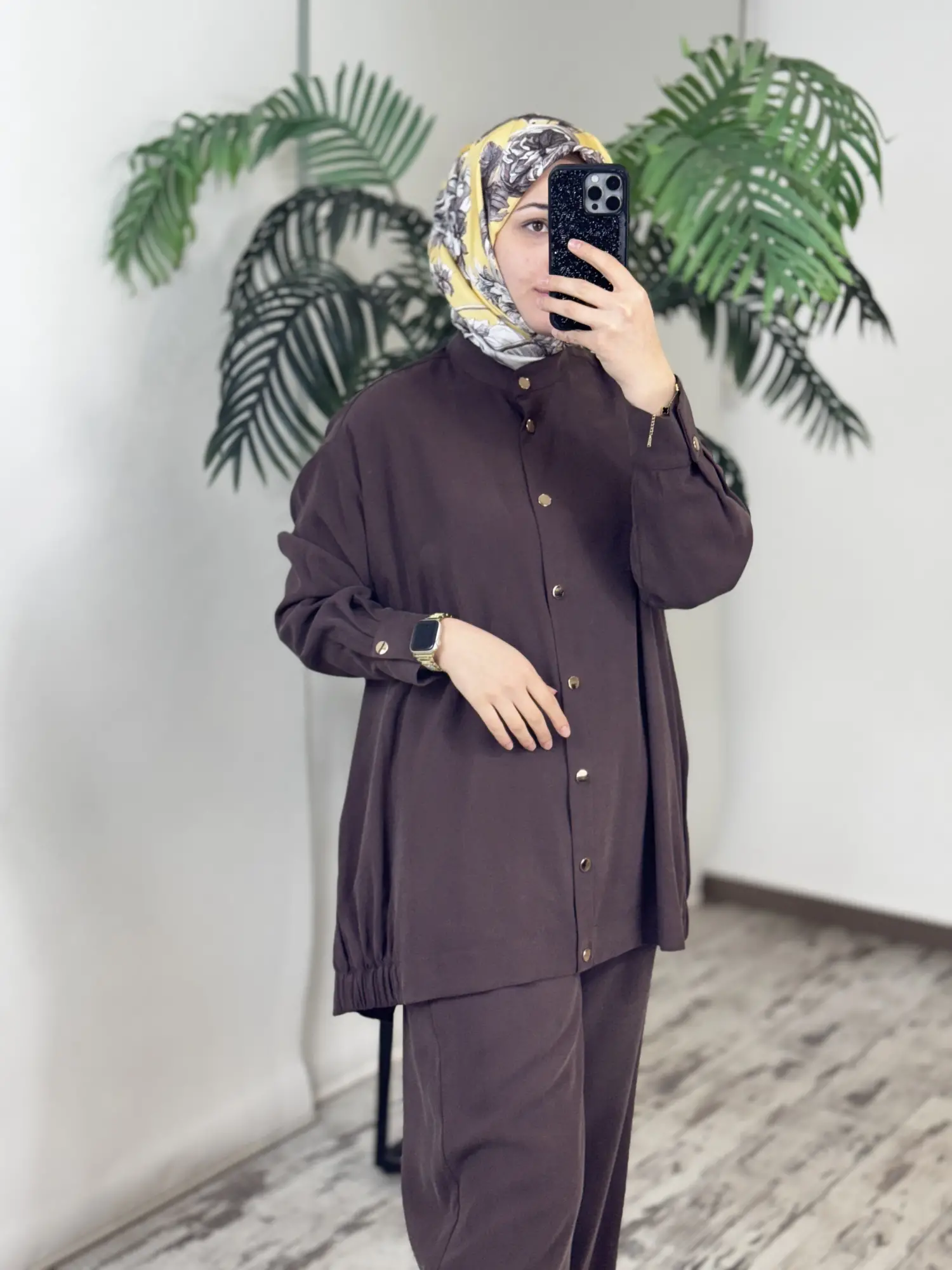 Almarwah Tencel Tunik Pantolon Takım 202971