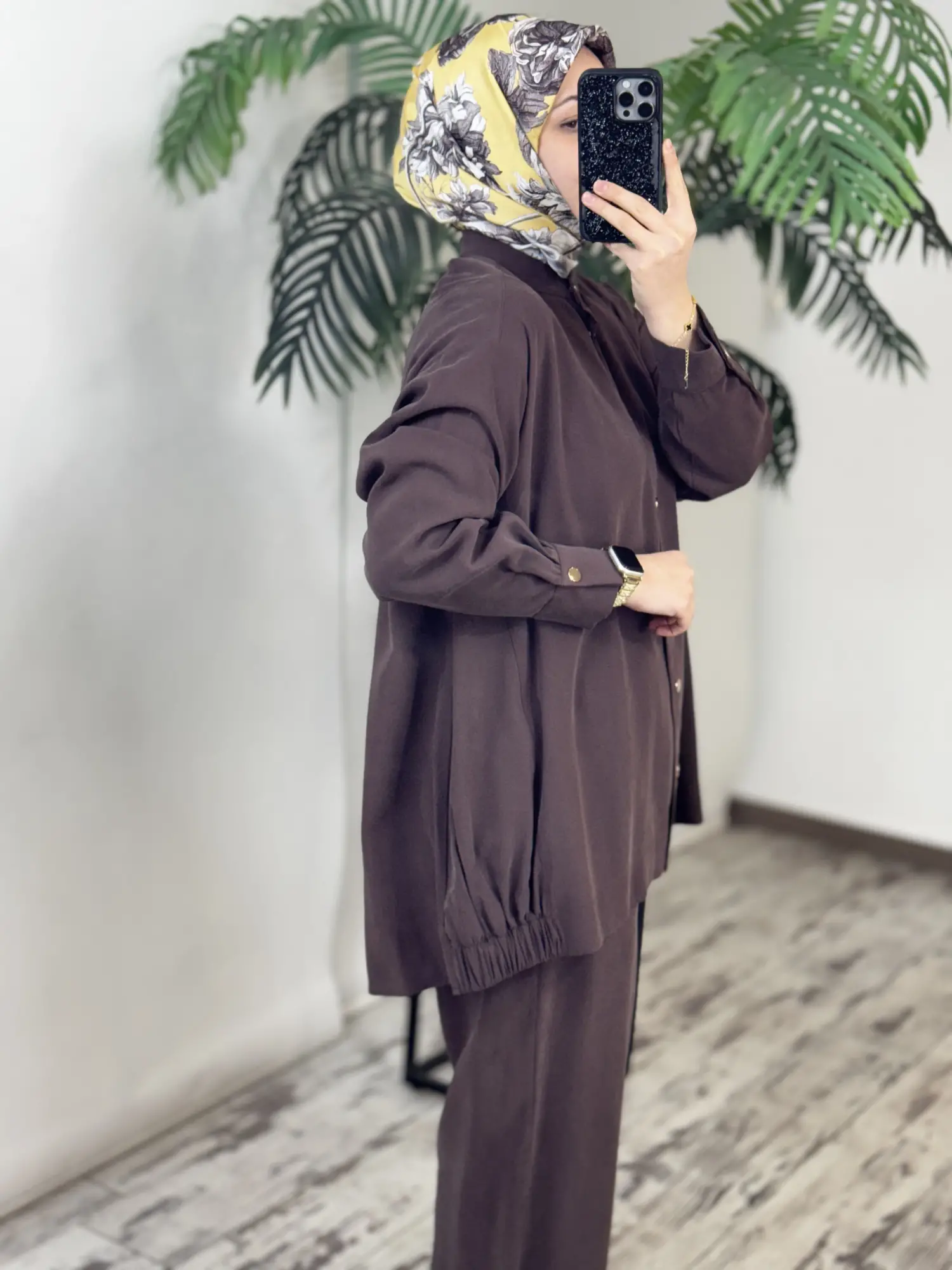 Almarwah Tencel Tunik Pantolon Takım 202971