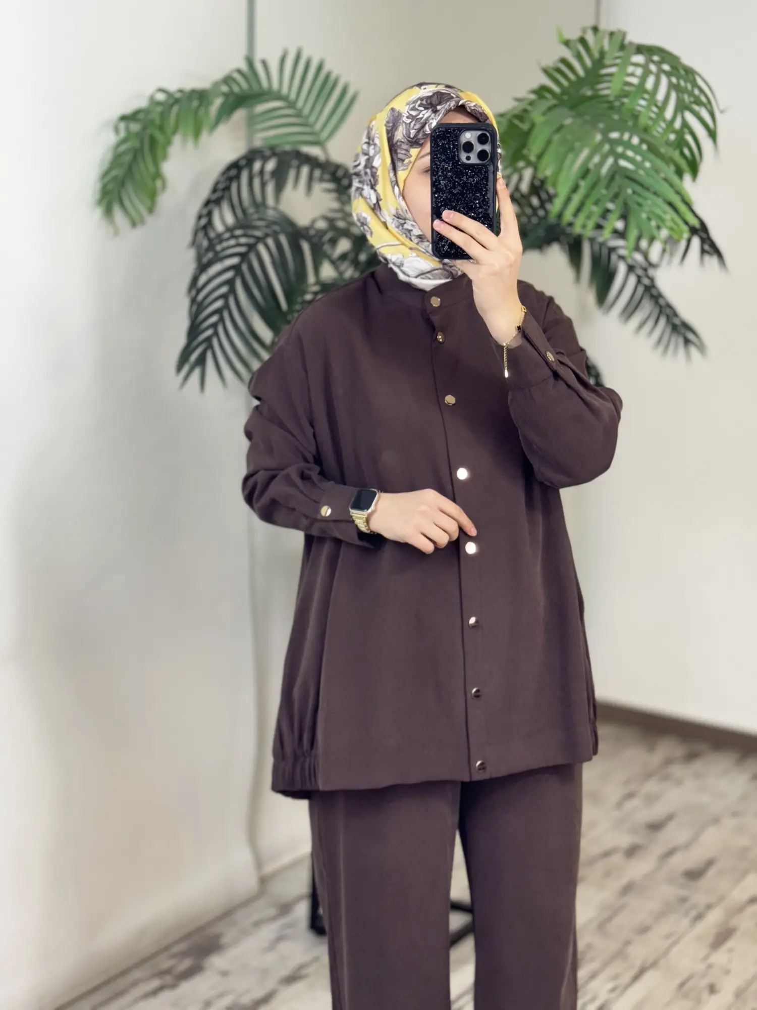 Almarwah Tencel Tunik Pantolon Takım 202971