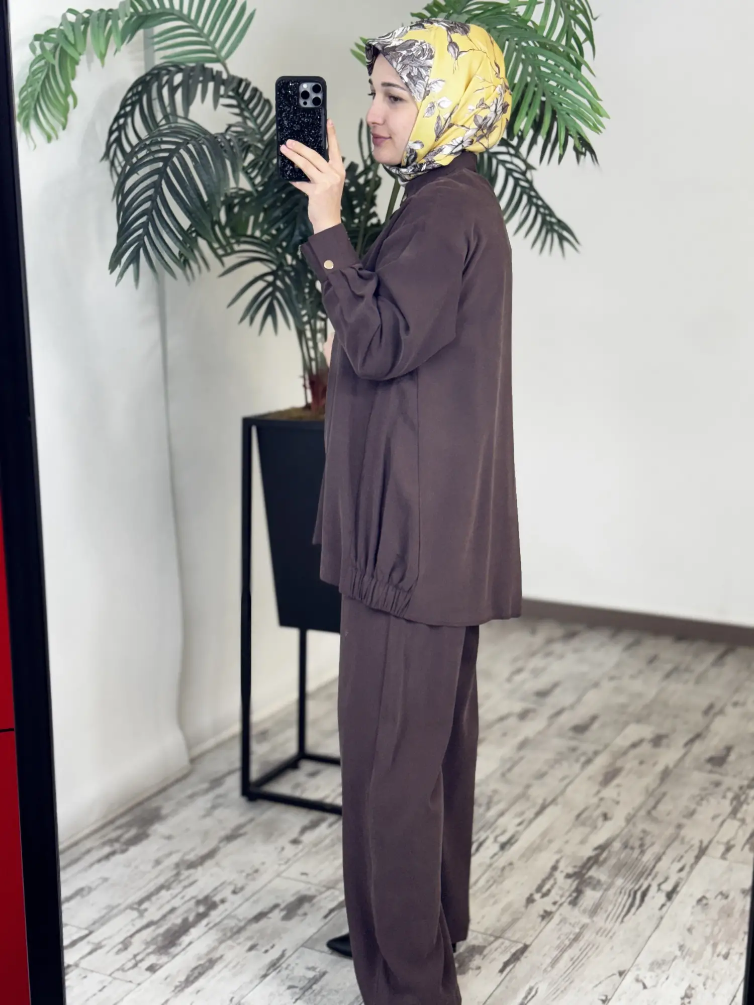 Almarwah Tencel Tunik Pantolon Takım 202971