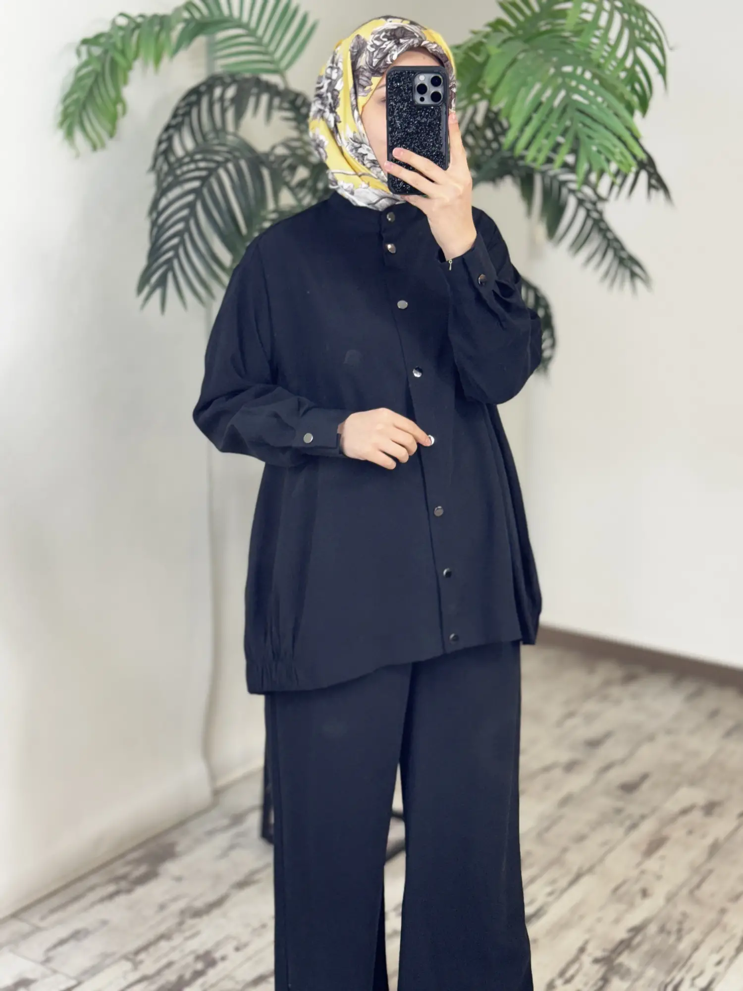 Almarwah Tencel Tunik Pantolon Takım 202971