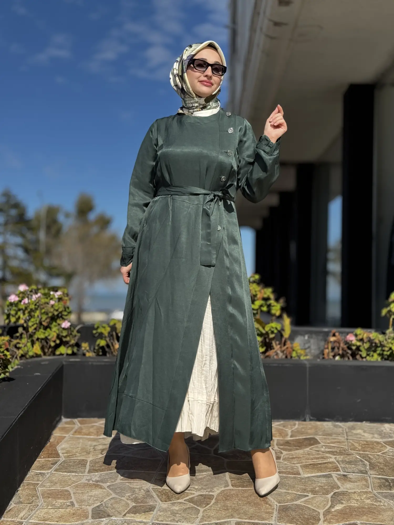 Misswhence Chanel Keten İkili Elbise 39806