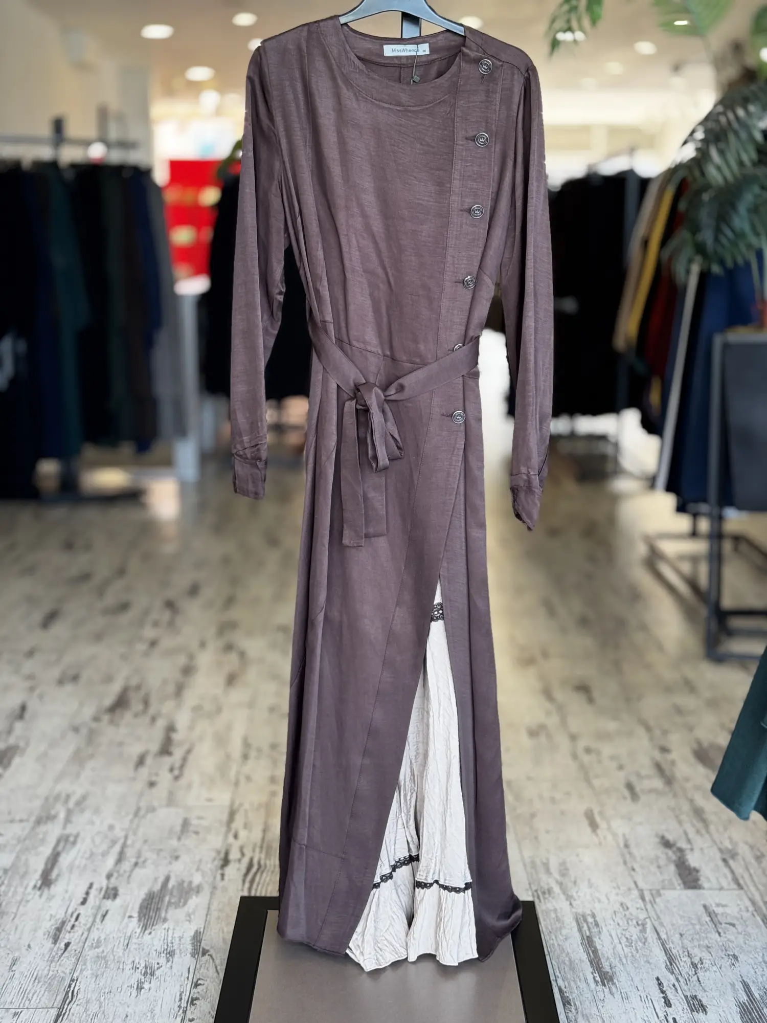 Misswhence Chanel Keten İkili Elbise 39806