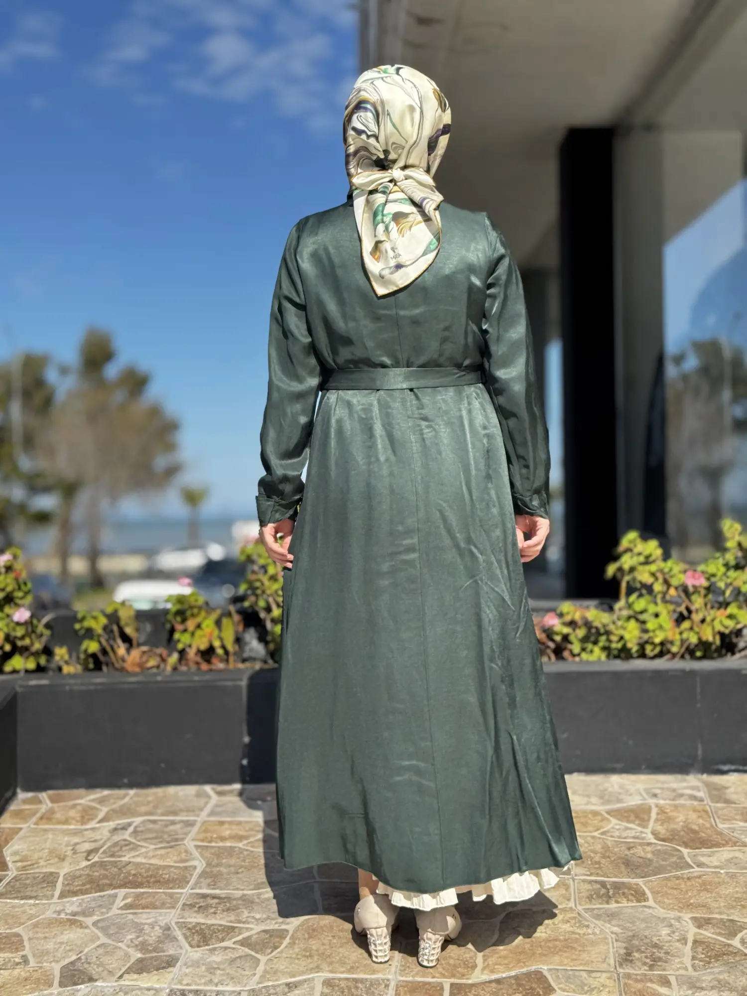 Misswhence Chanel Keten İkili Elbise 39806