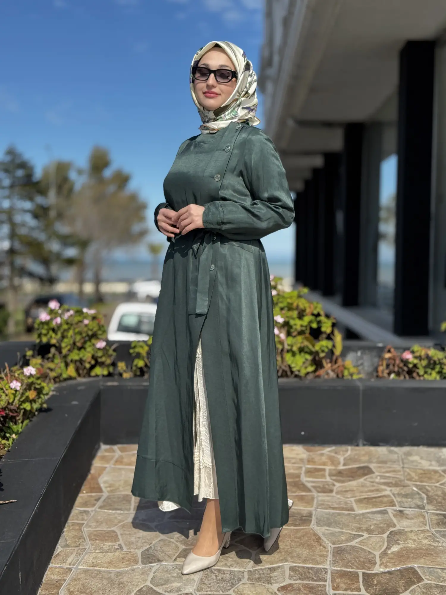 Misswhence Chanel Keten İkili Elbise 39806