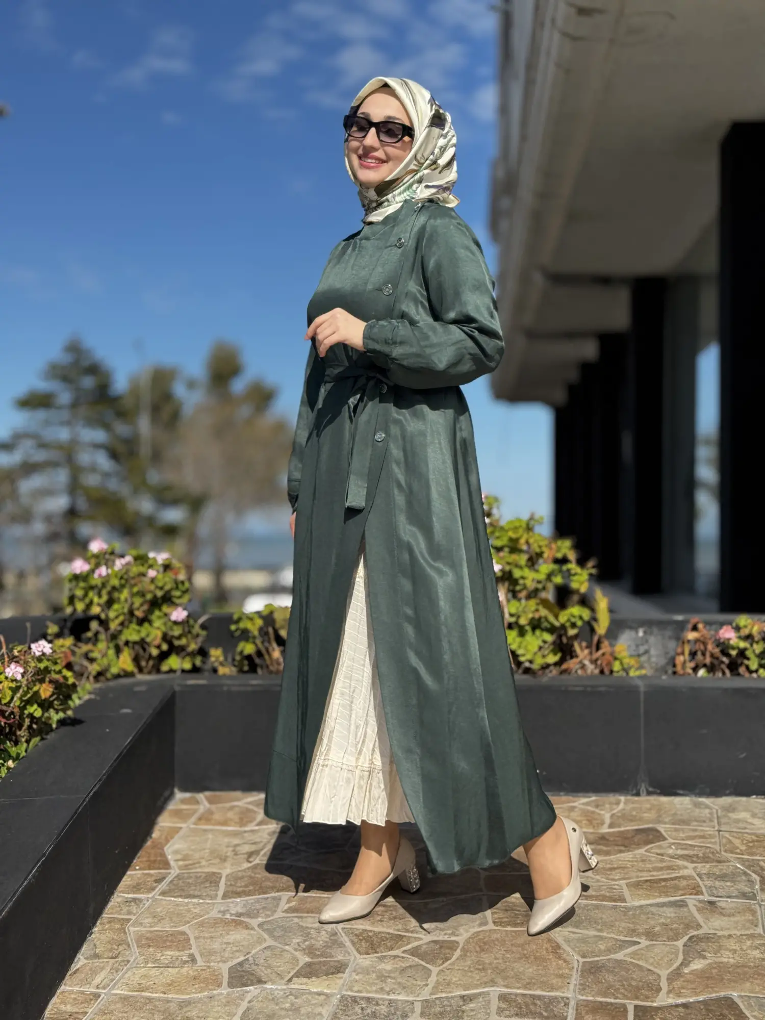 Misswhence Chanel Keten İkili Elbise 39806