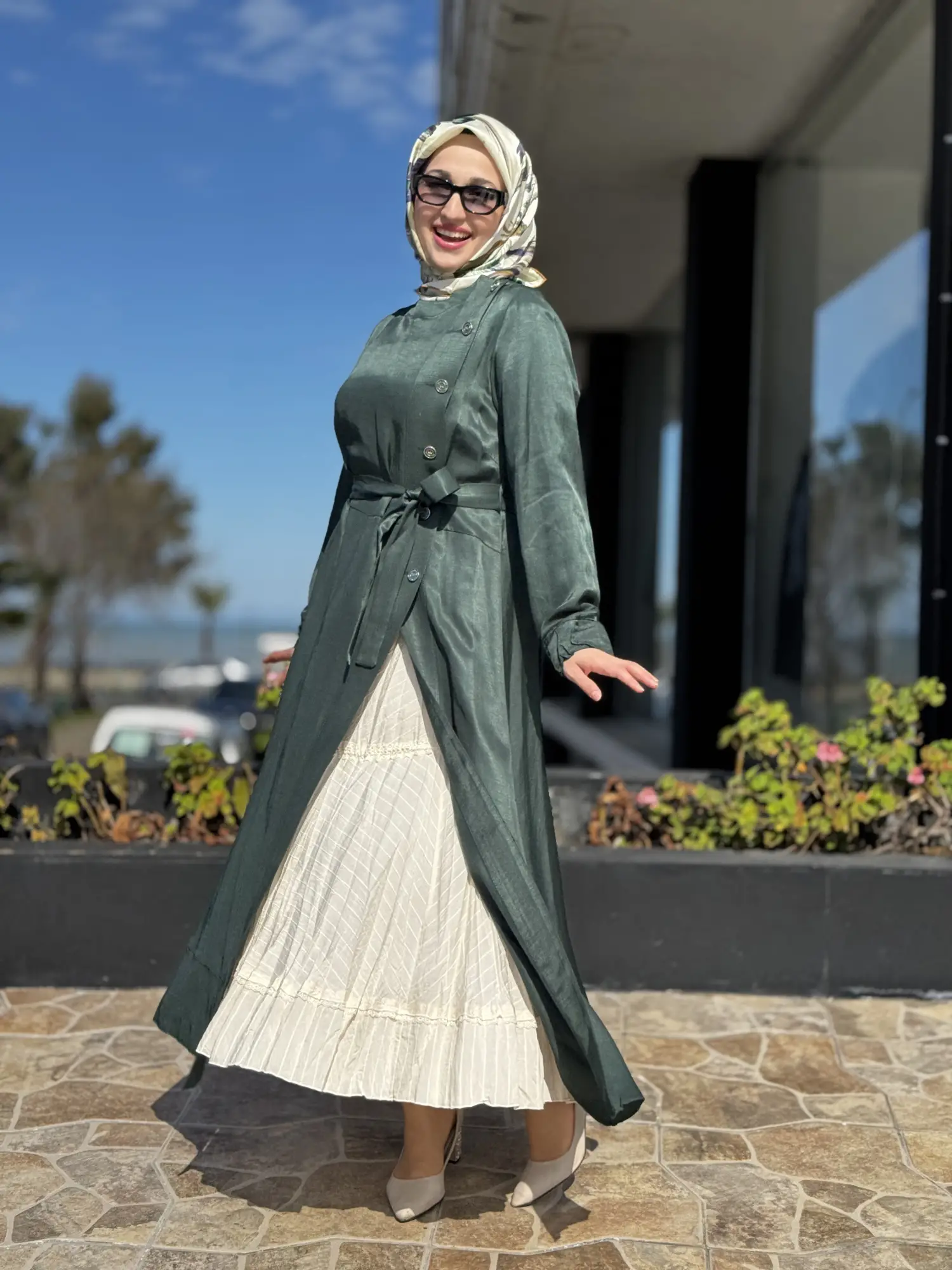 Misswhence Chanel Keten İkili Elbise 39806