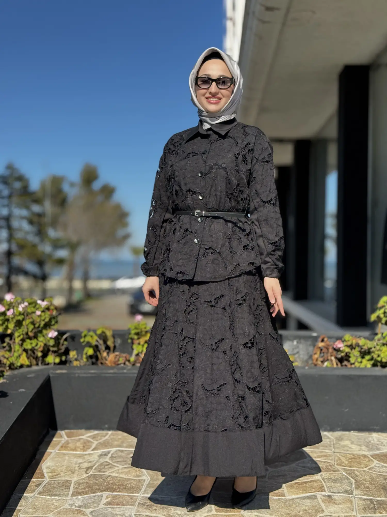 Misswhence Güpürlü 3 Lü Etekli Takım 39306