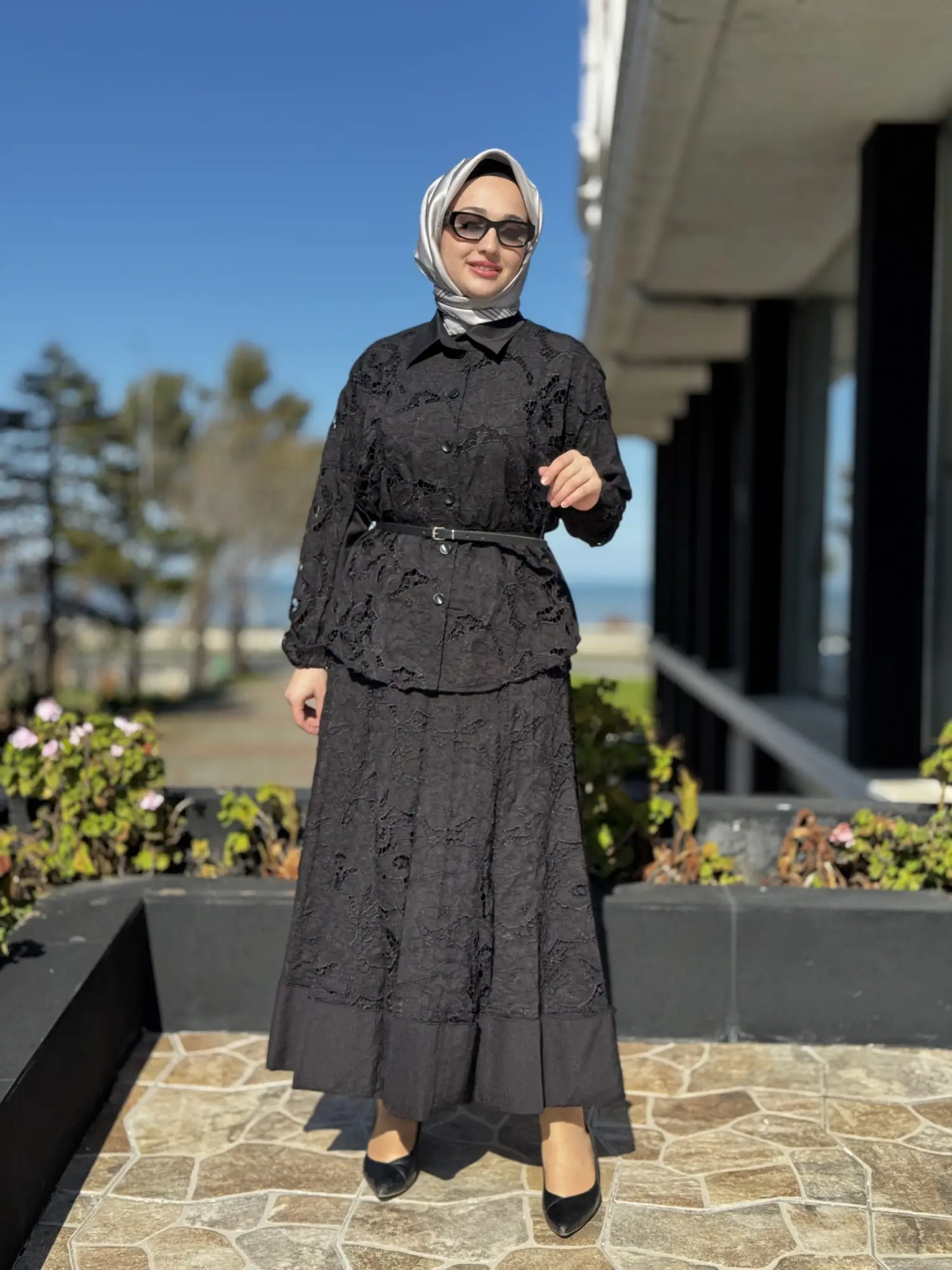 Misswhence Güpürlü 3 Lü Etekli Takım 39306