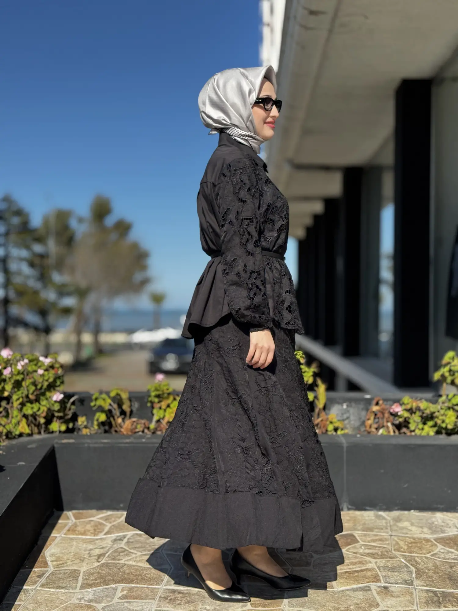 Misswhence Güpürlü 3 Lü Etekli Takım 39306