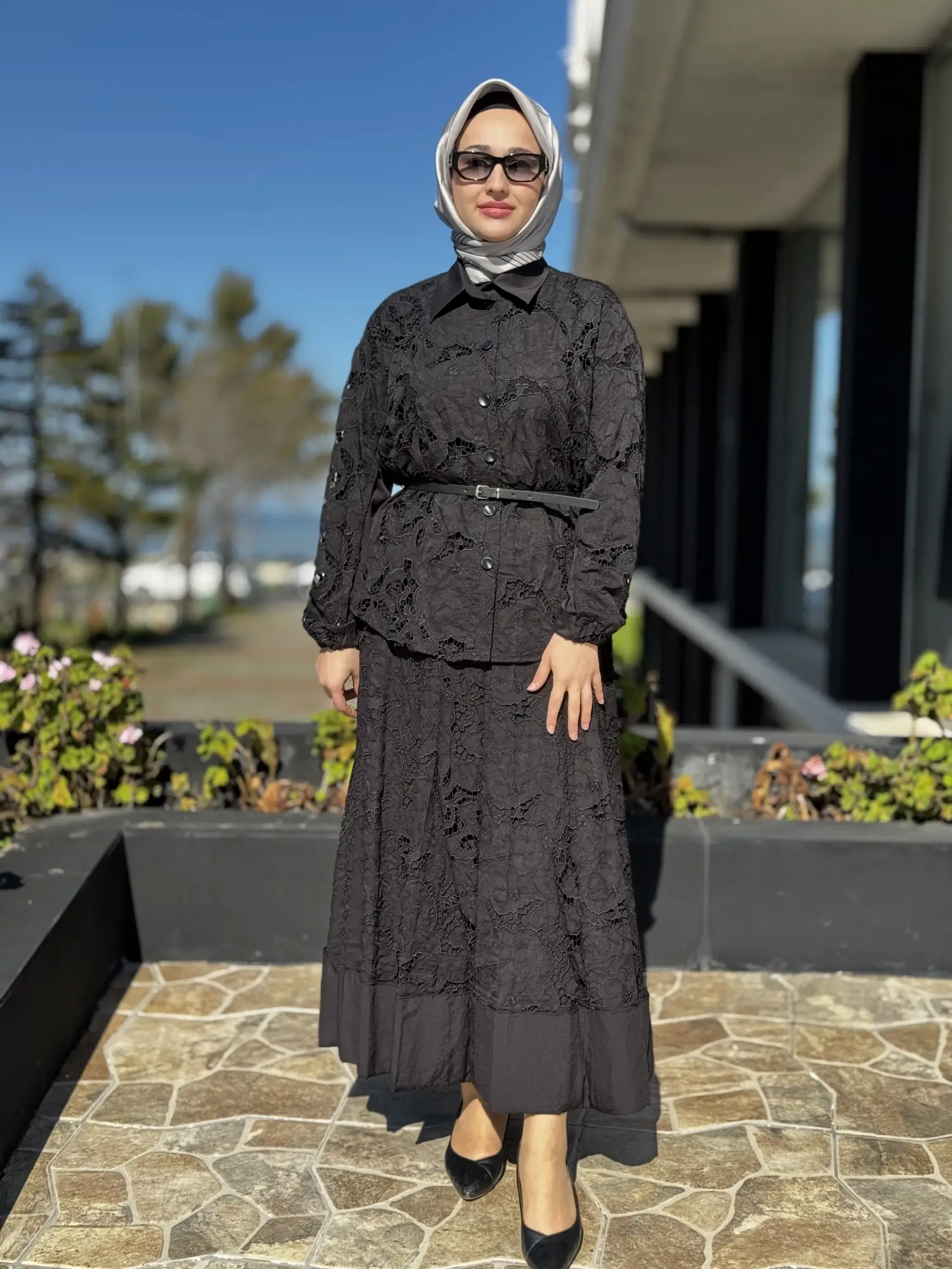 Misswhence Güpürlü 3 Lü Etekli Takım 39306