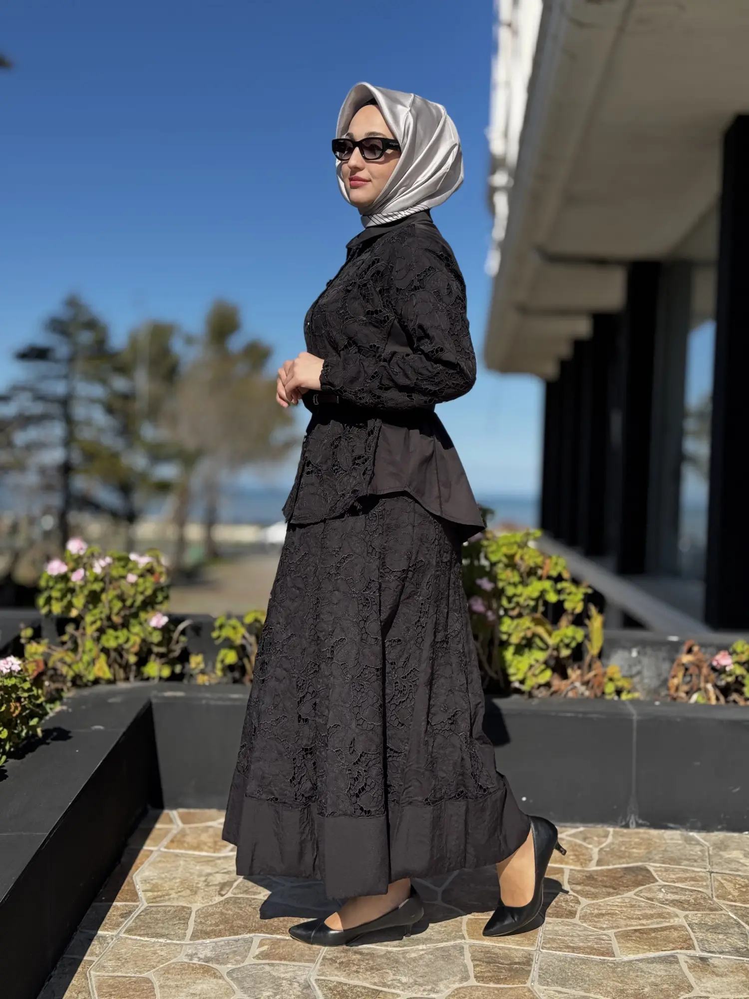 Misswhence Güpürlü 3 Lü Etekli Takım 39306