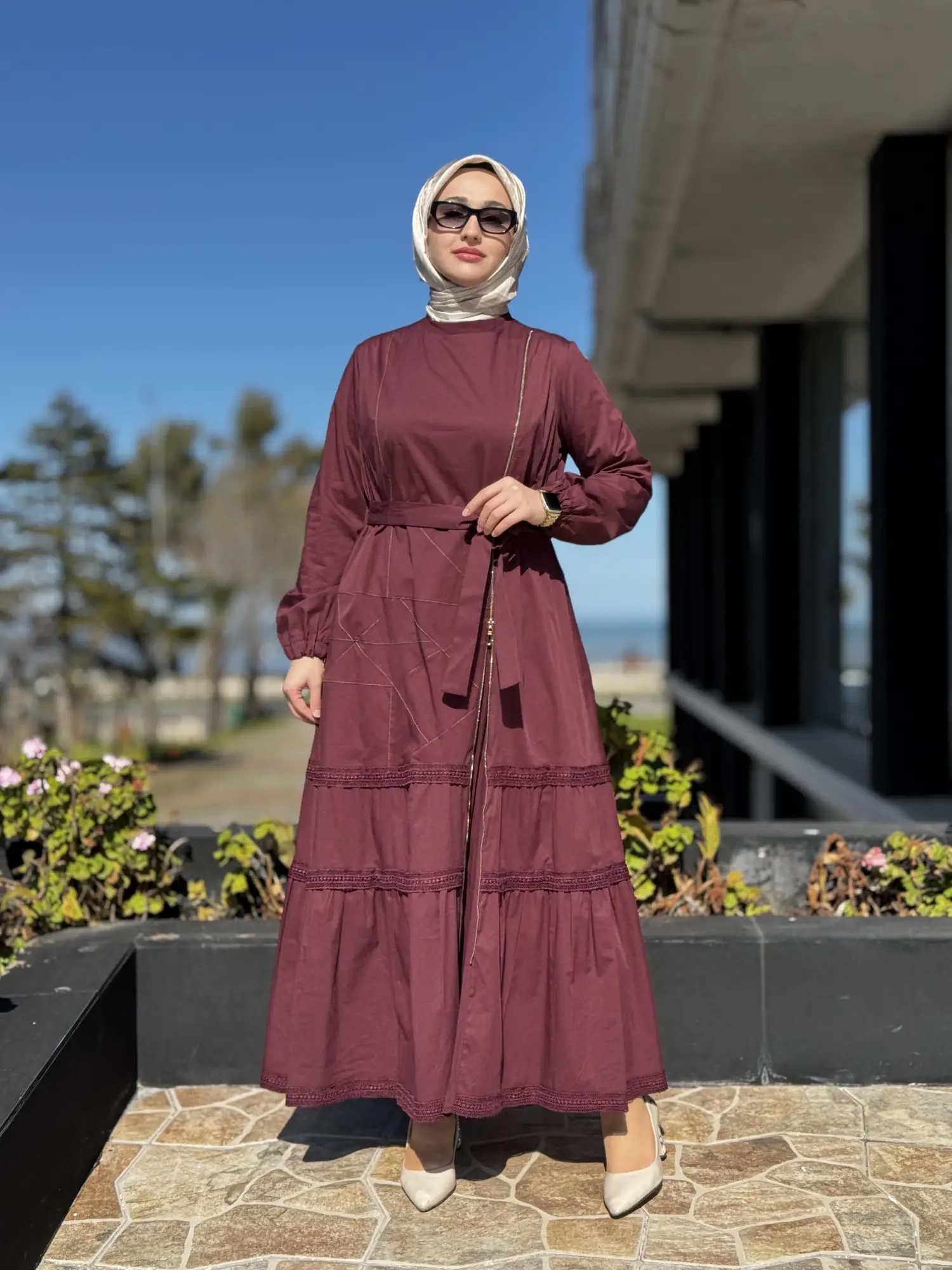 Misswhence Fermuarlı ve Spor Dikişli Elbise 39807