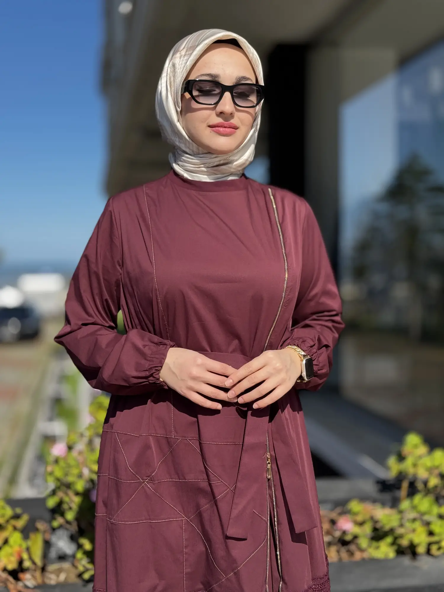 Misswhence Fermuarlı ve Spor Dikişli Elbise 39807