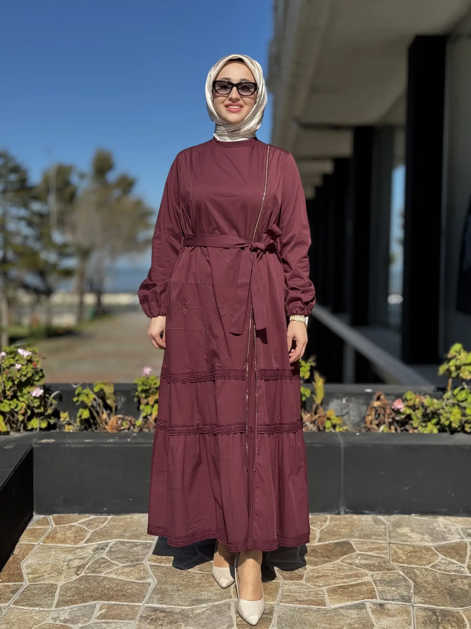 Misswhence Fermuarlı ve Spor Dikişli Elbise 39807